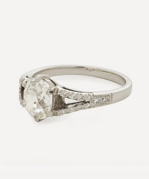Kojis - Platinum Old Cut Diamond Ring image number 2