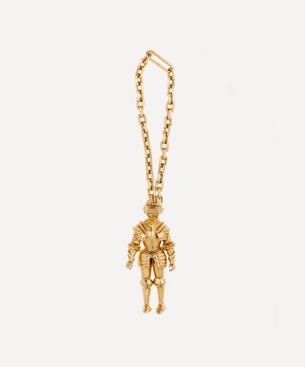 Kojis - 14ct Gold Vintage Knight Keychain image number null