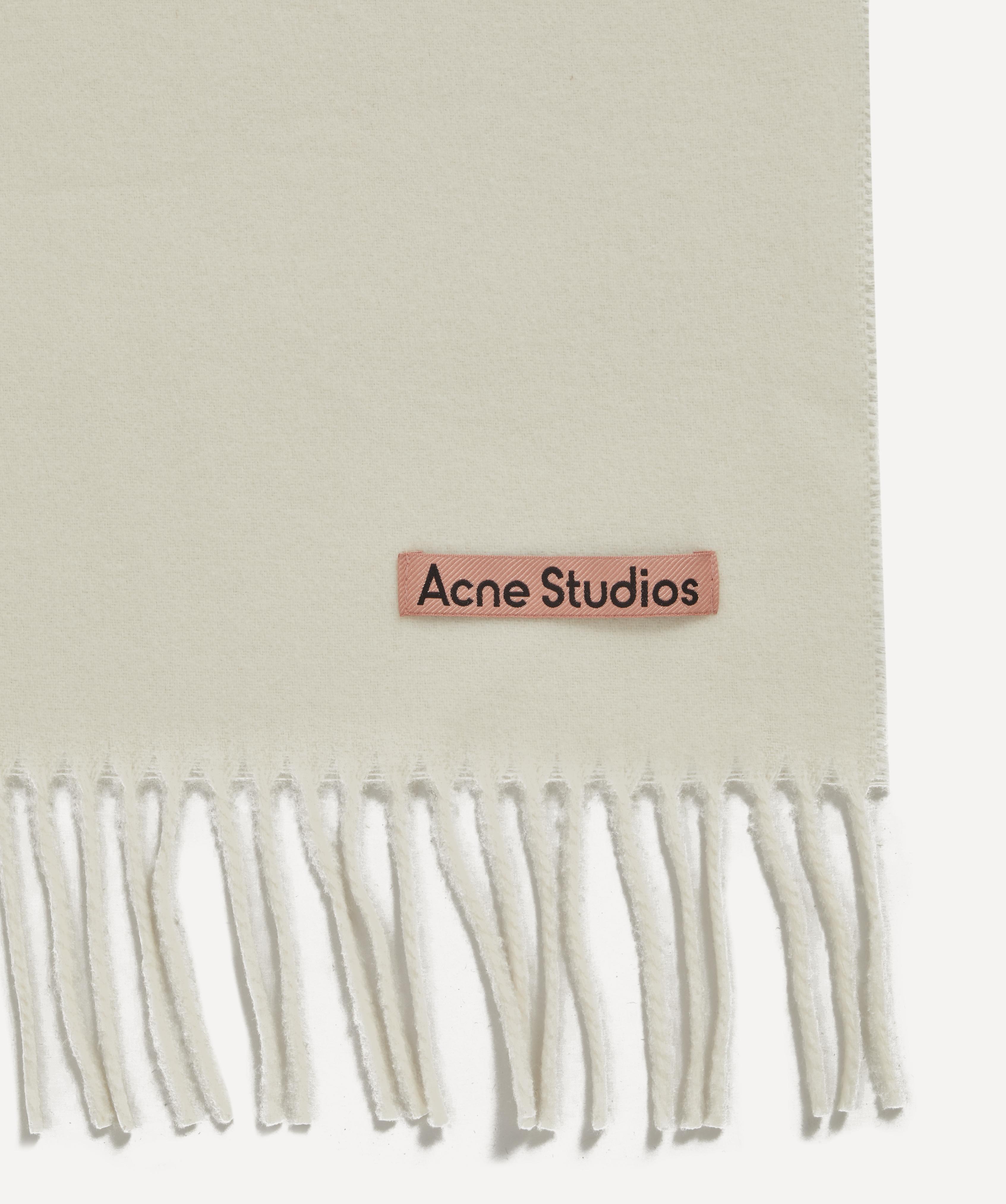 Acne Studios - Oversized Fringed Wool Scarf image number 3