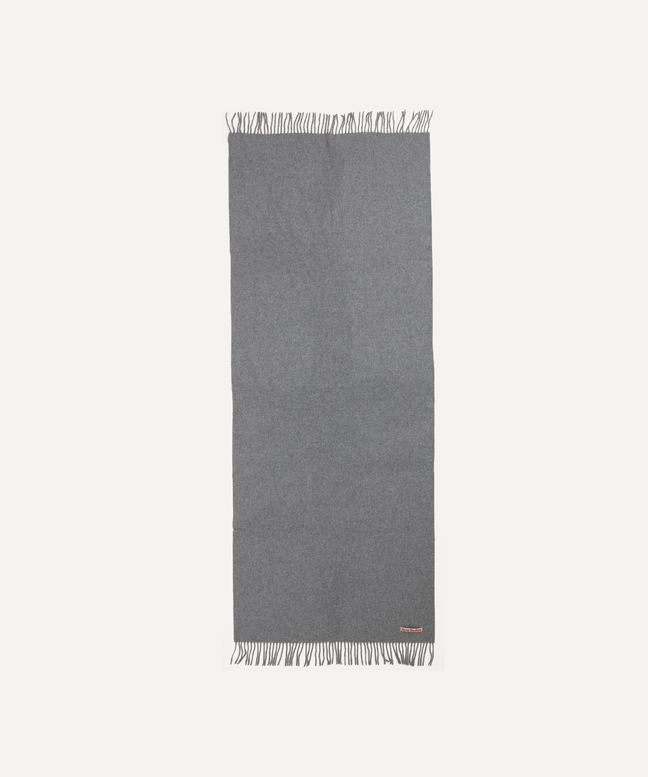 Acne Studios - Oversized Fringed Wool Scarf image number 2