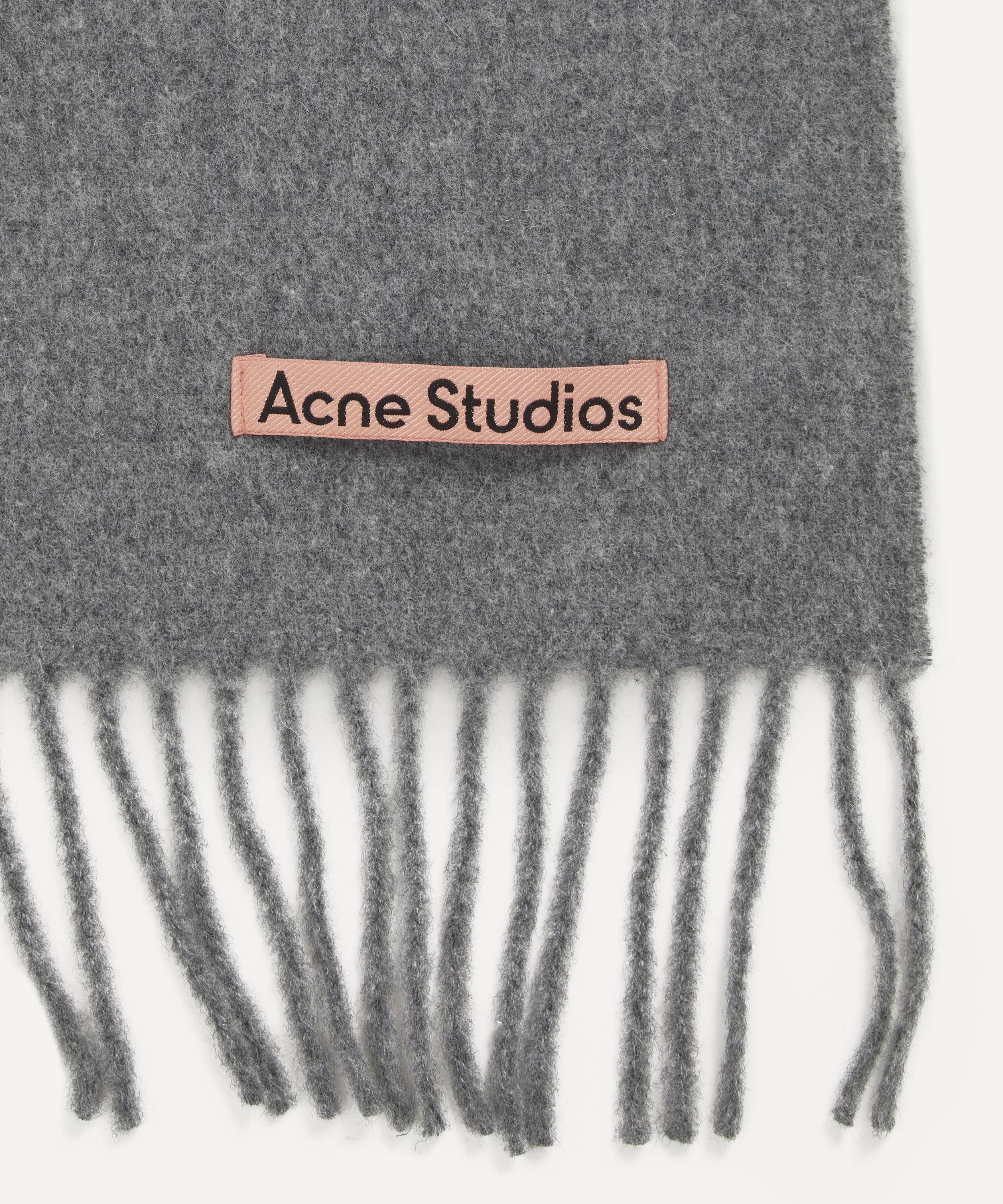 Acne Studios - Oversized Fringed Wool Scarf image number 3