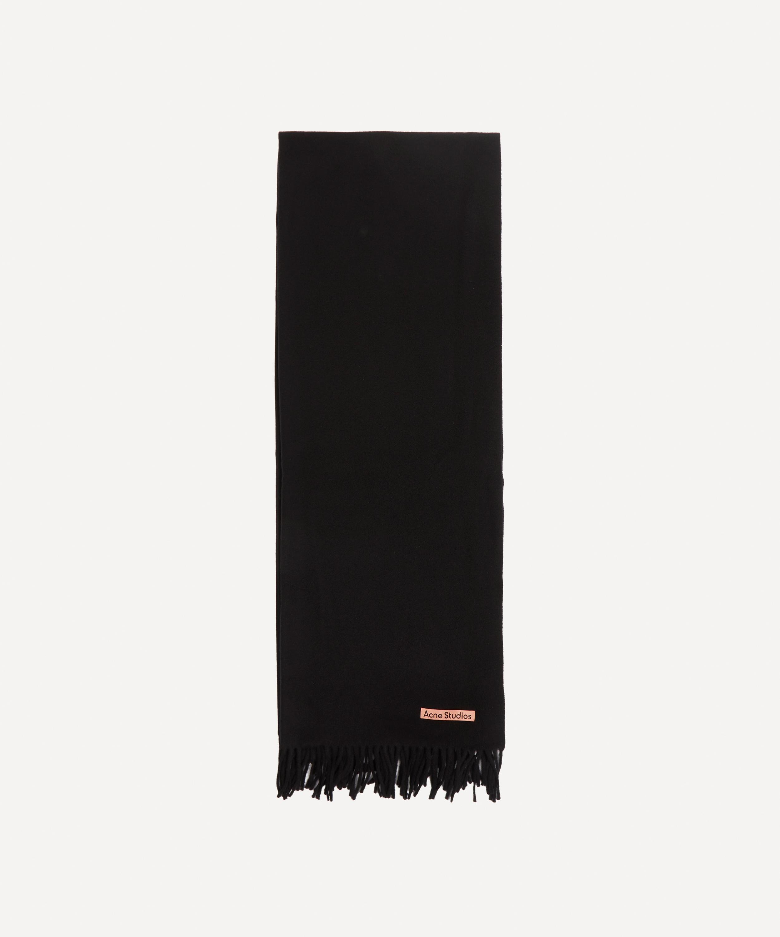 Acne Studios - Oversized Fringed Wool Scarf image number 0