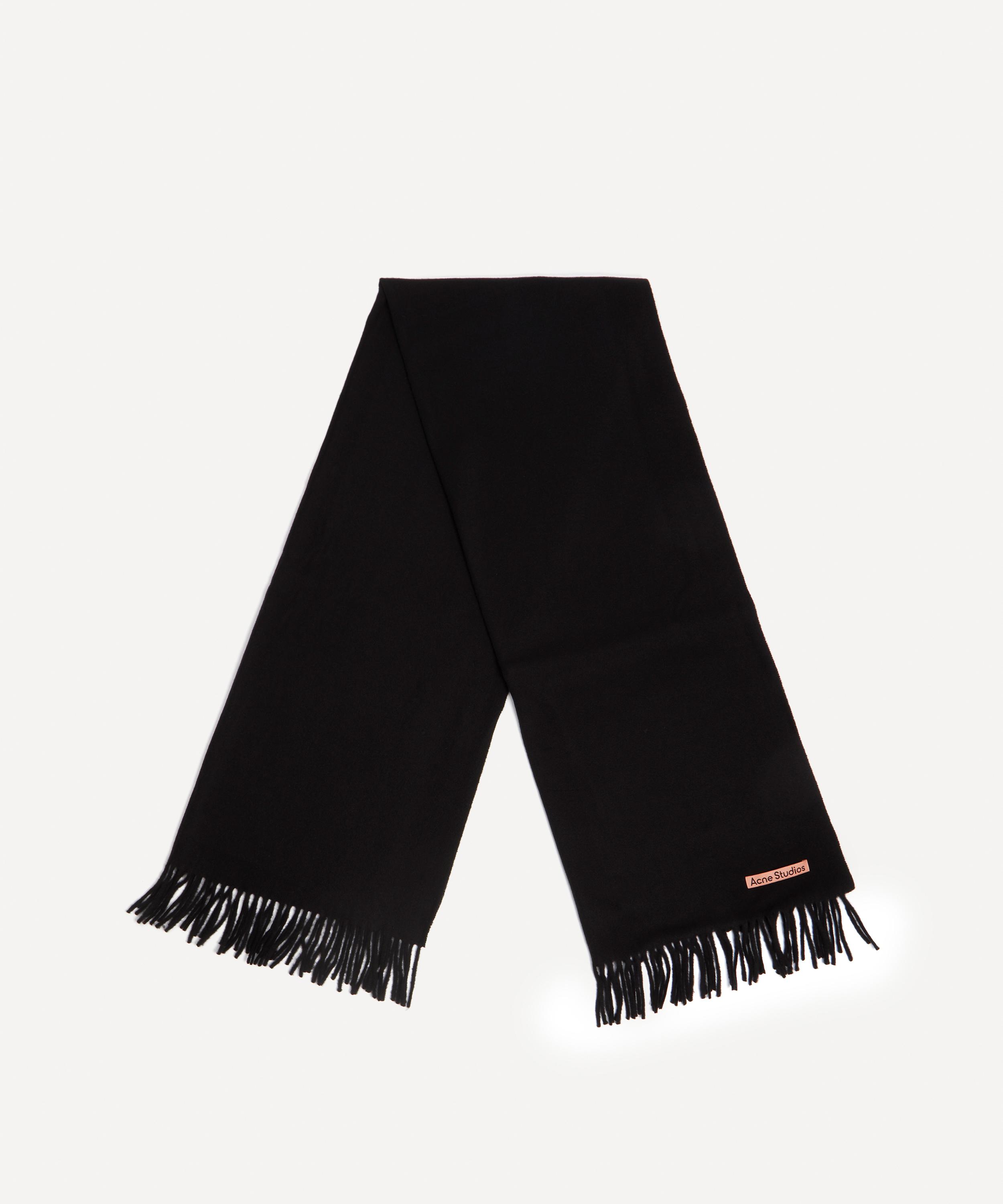Acne Studios - Oversized Fringed Wool Scarf image number 2