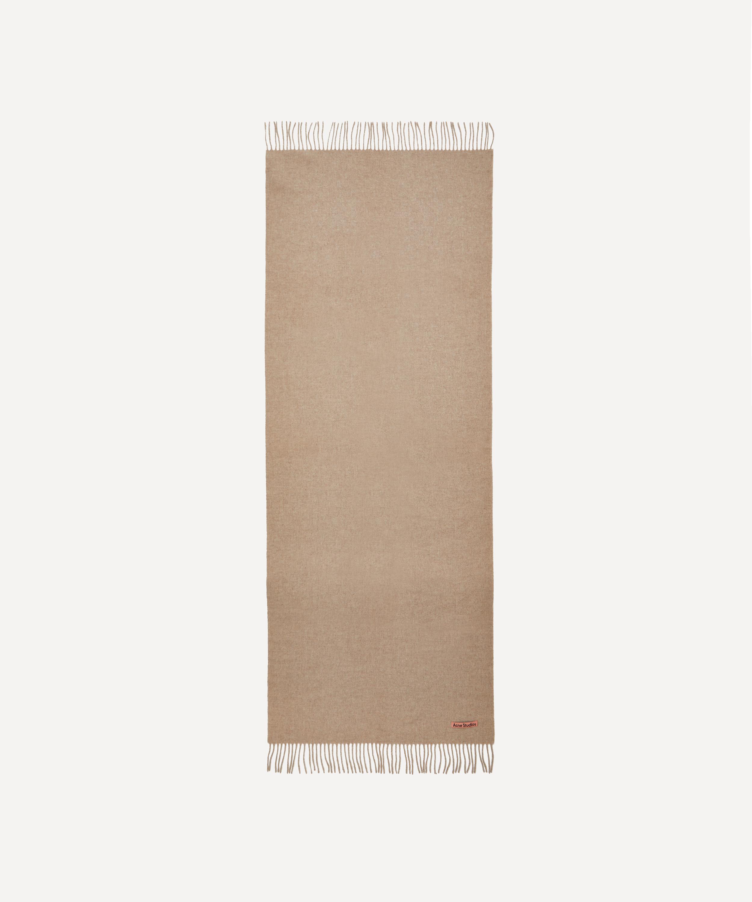 Acne Studios - Oversized Fringed Wool Scarf image number 1