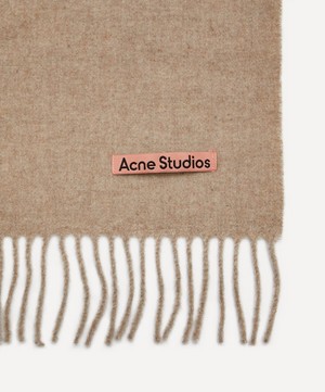 Acne Studios - Oversized Fringed Wool Scarf image number 2