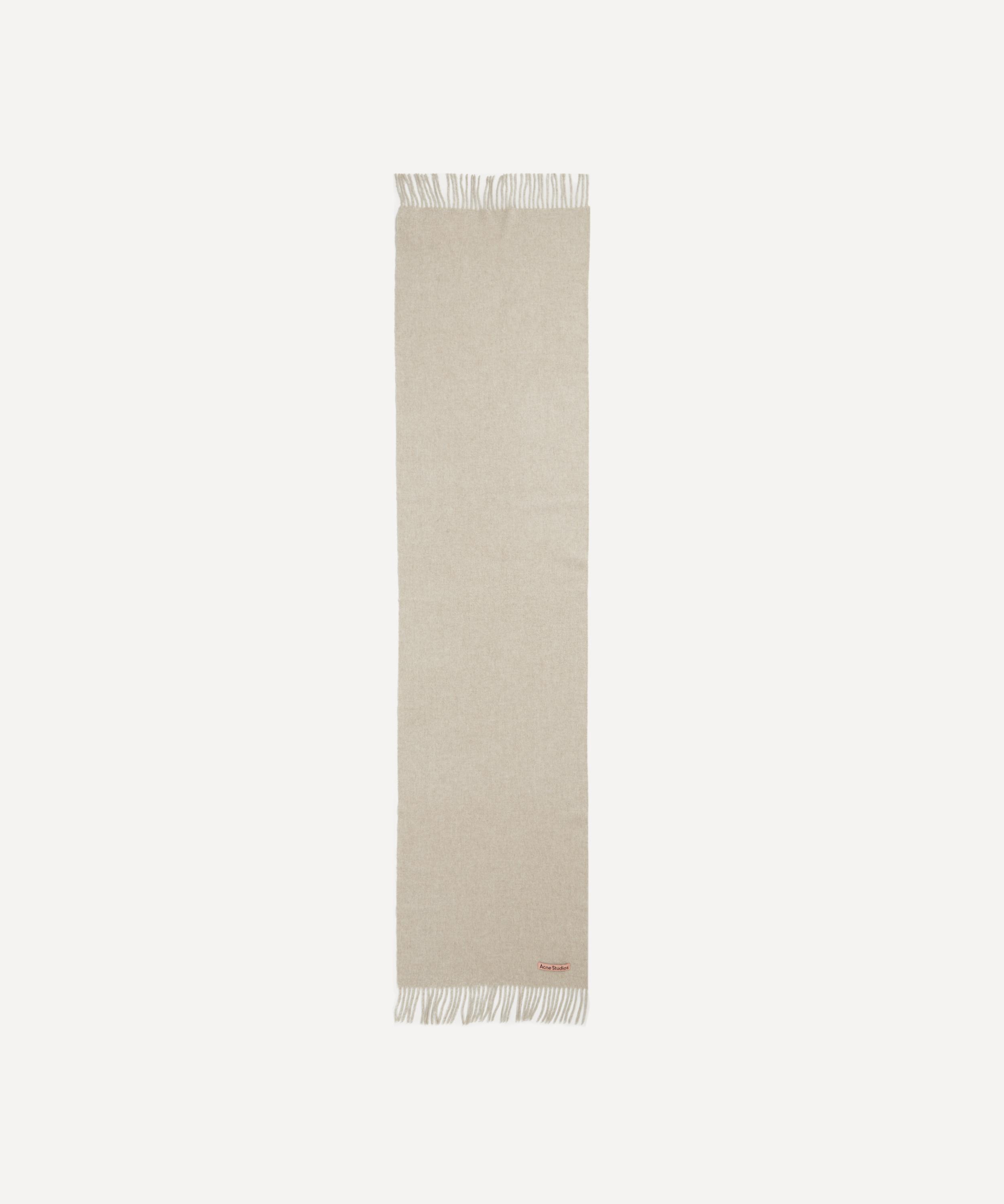 Acne Studios - Narrow Fringed Wool Scarf image number 1