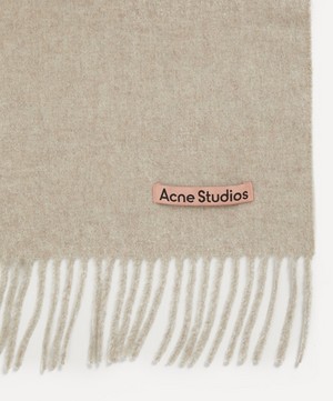 Acne Studios - Narrow Fringed Wool Scarf image number 2