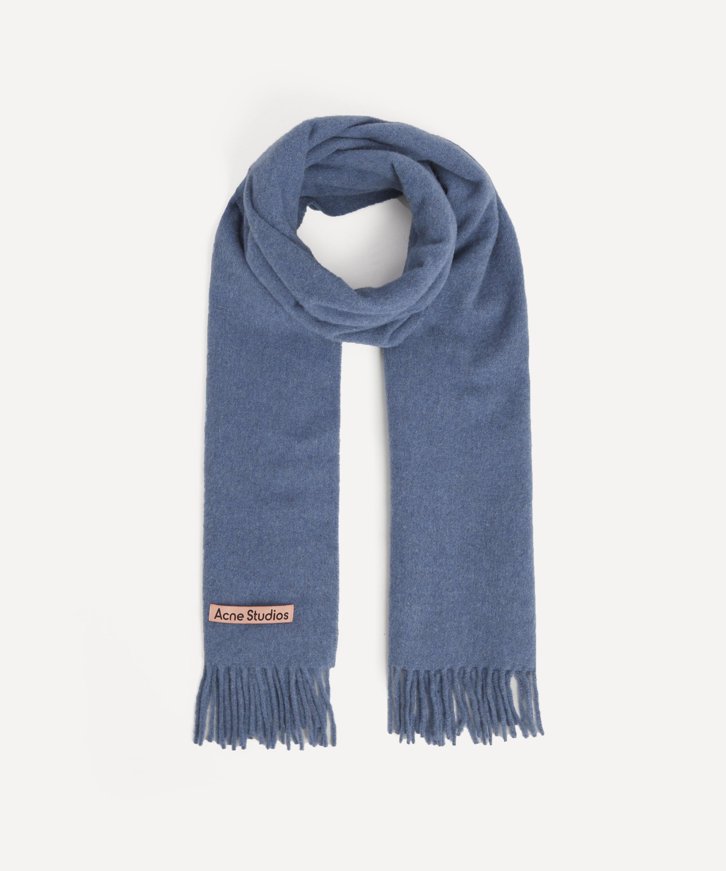 Acne Studios - Narrow Fringed Wool Scarf image number 0