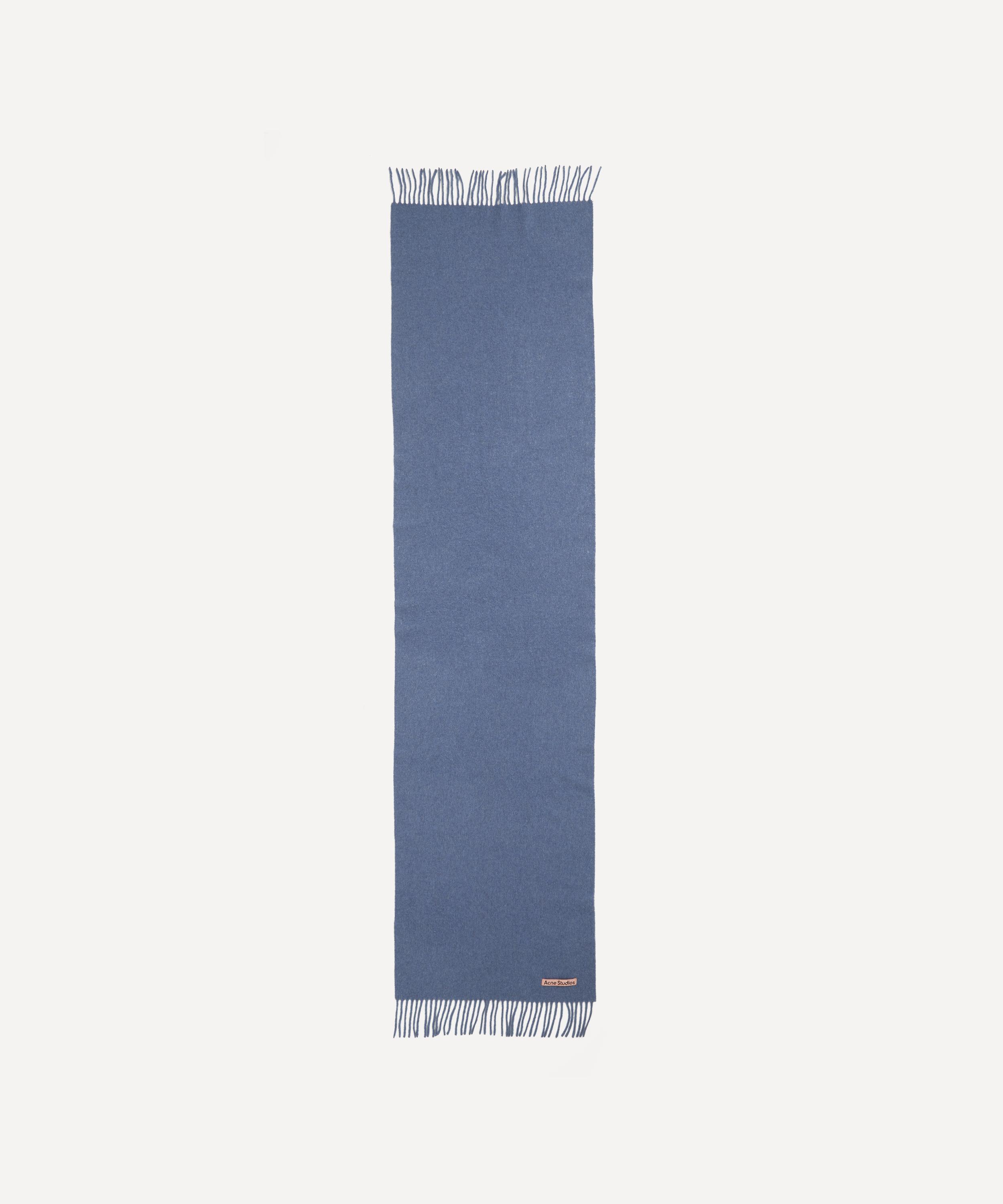 Acne Studios - Narrow Fringed Wool Scarf image number 1