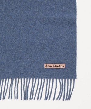 Acne Studios - Narrow Fringed Wool Scarf image number 2