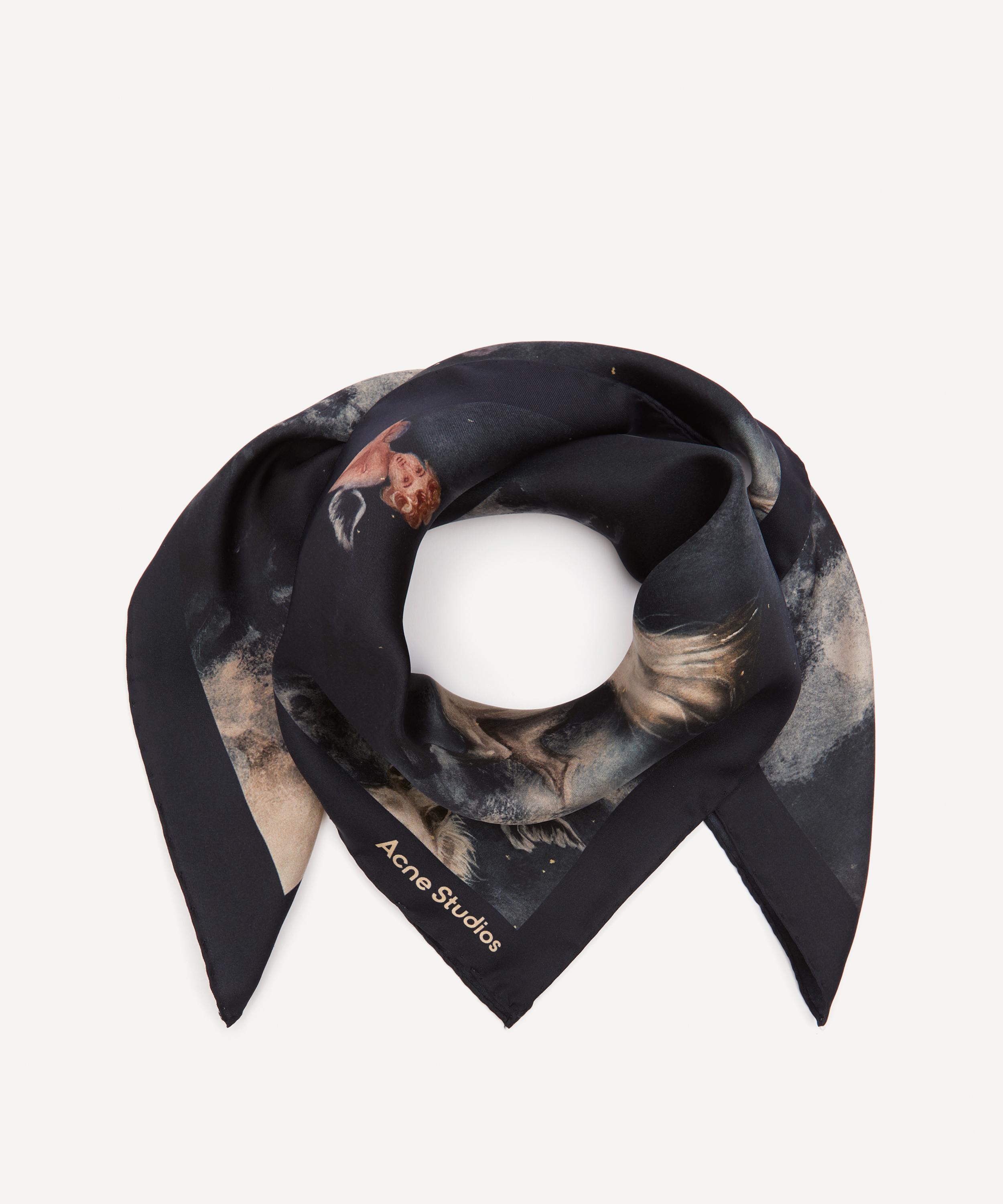 Acne Studios - Horses In Heaven Silk Scarf image number 0