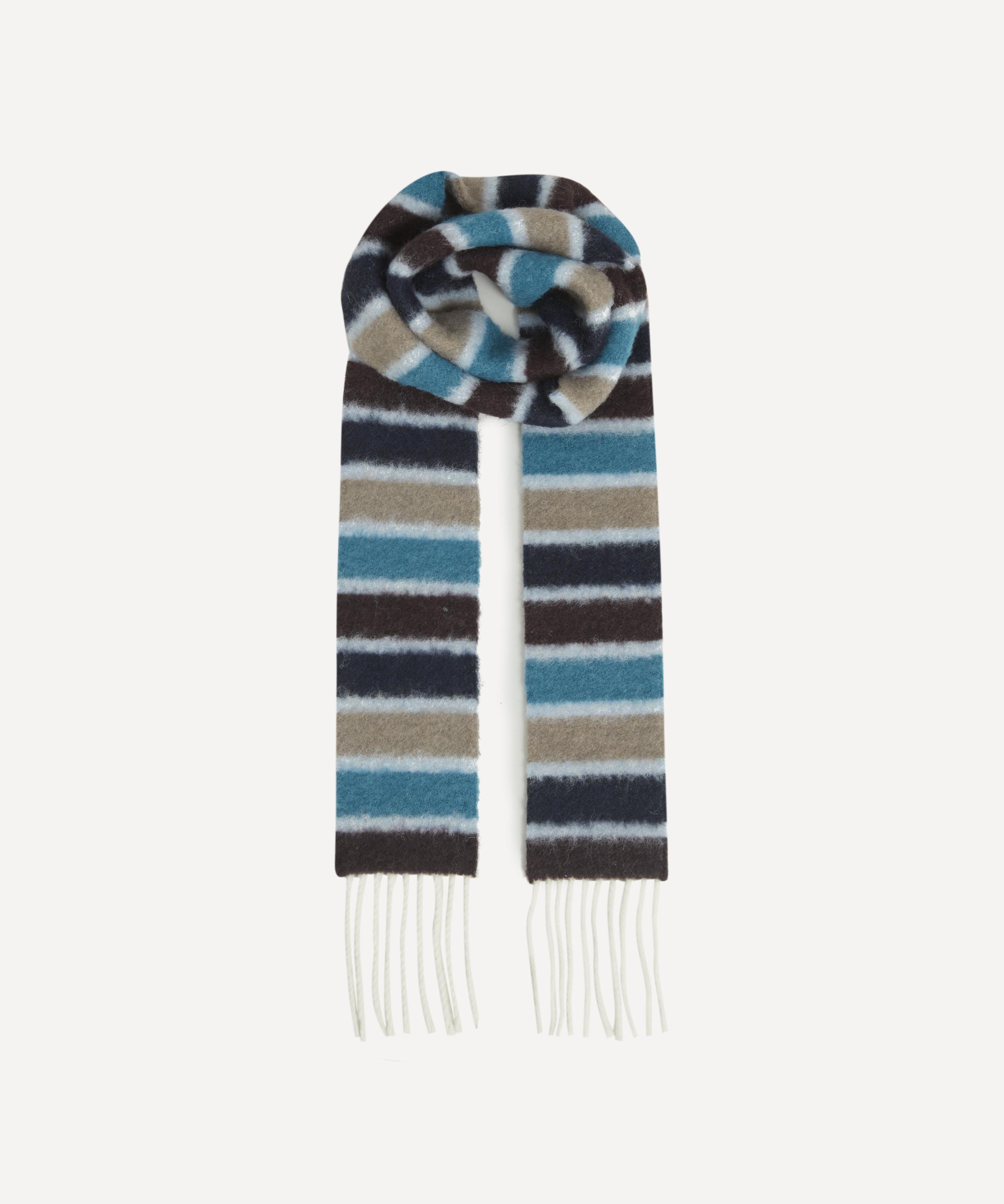 Acne Studios - Long Stripe Wool-Blend Scarf image number 0
