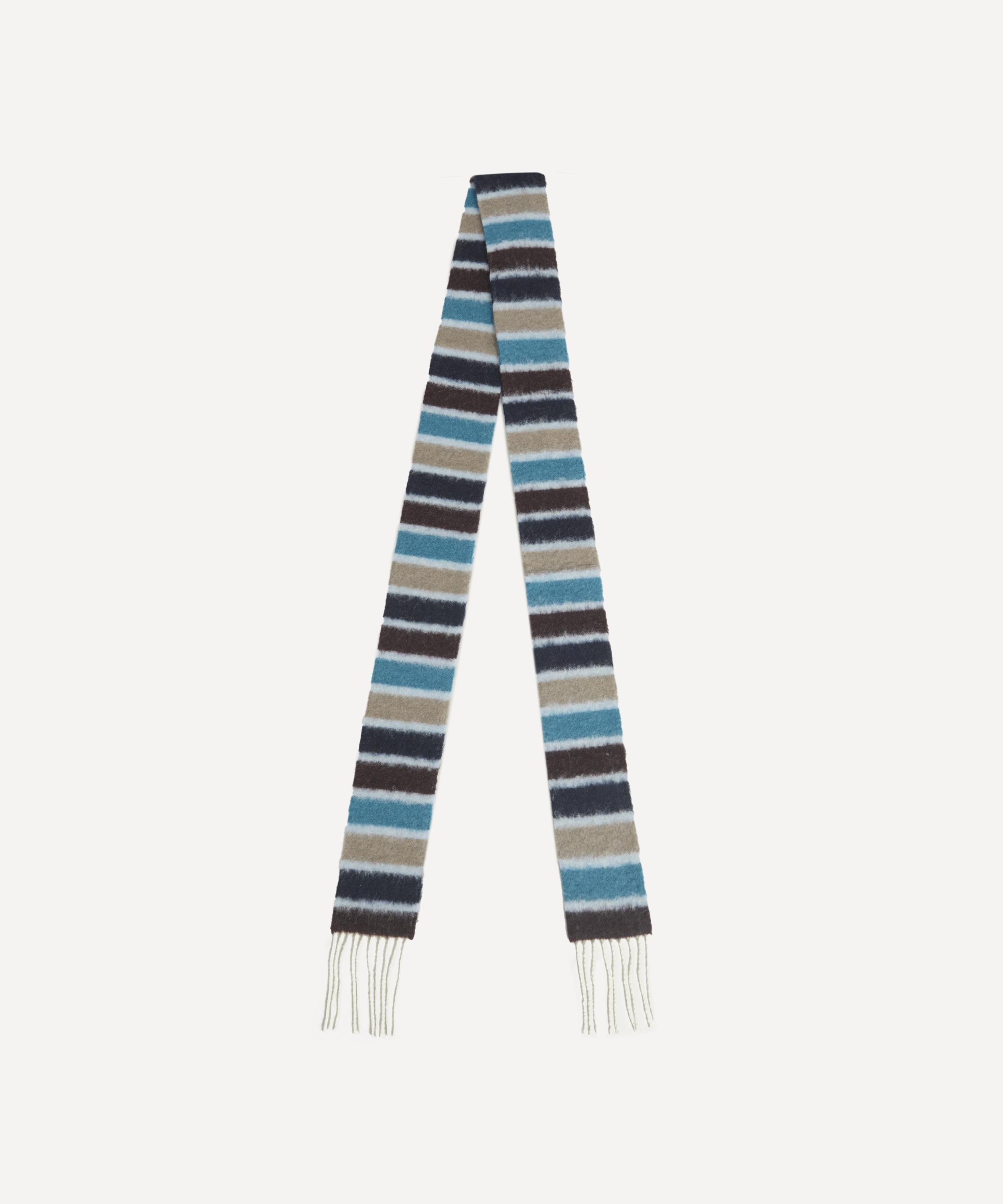 Acne Studios - Long Stripe Wool-Blend Scarf image number 1