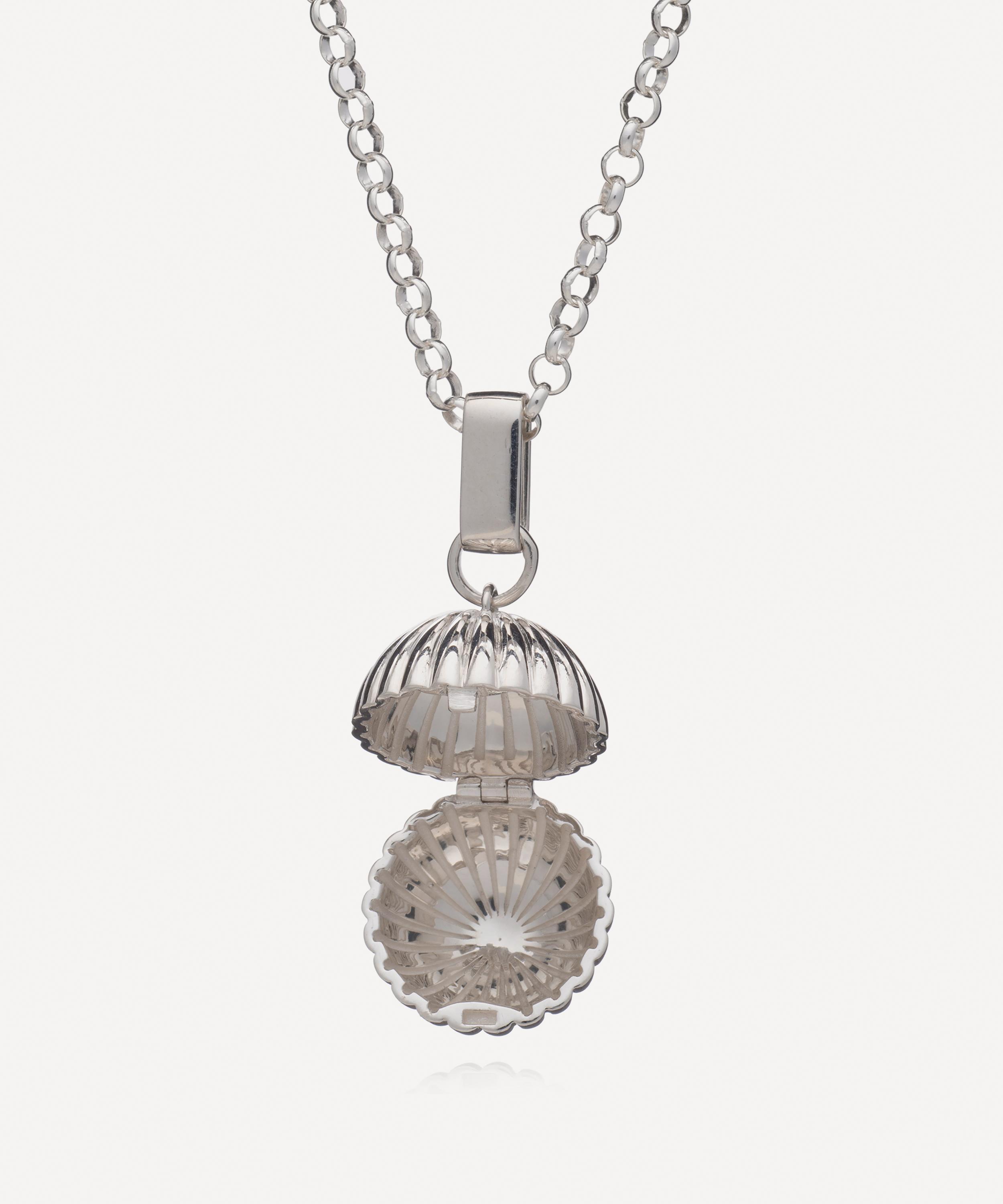 Rachel Jackson - Sterling Silver Long Momento Locket Necklace image number 0