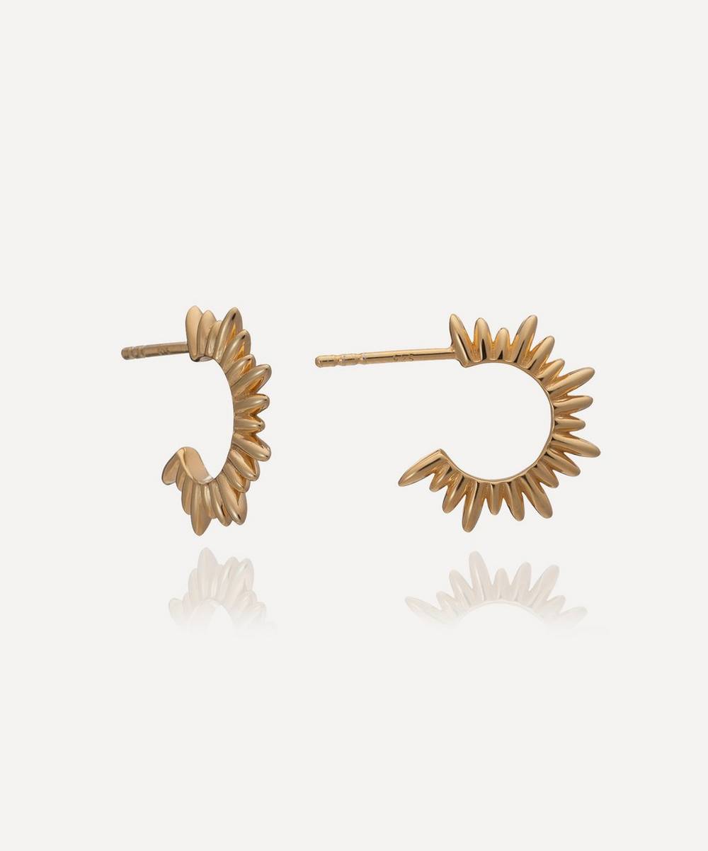Rachel Jackson - 22ct Gold-Plated Electric Goddess Mini Hoop Earrings