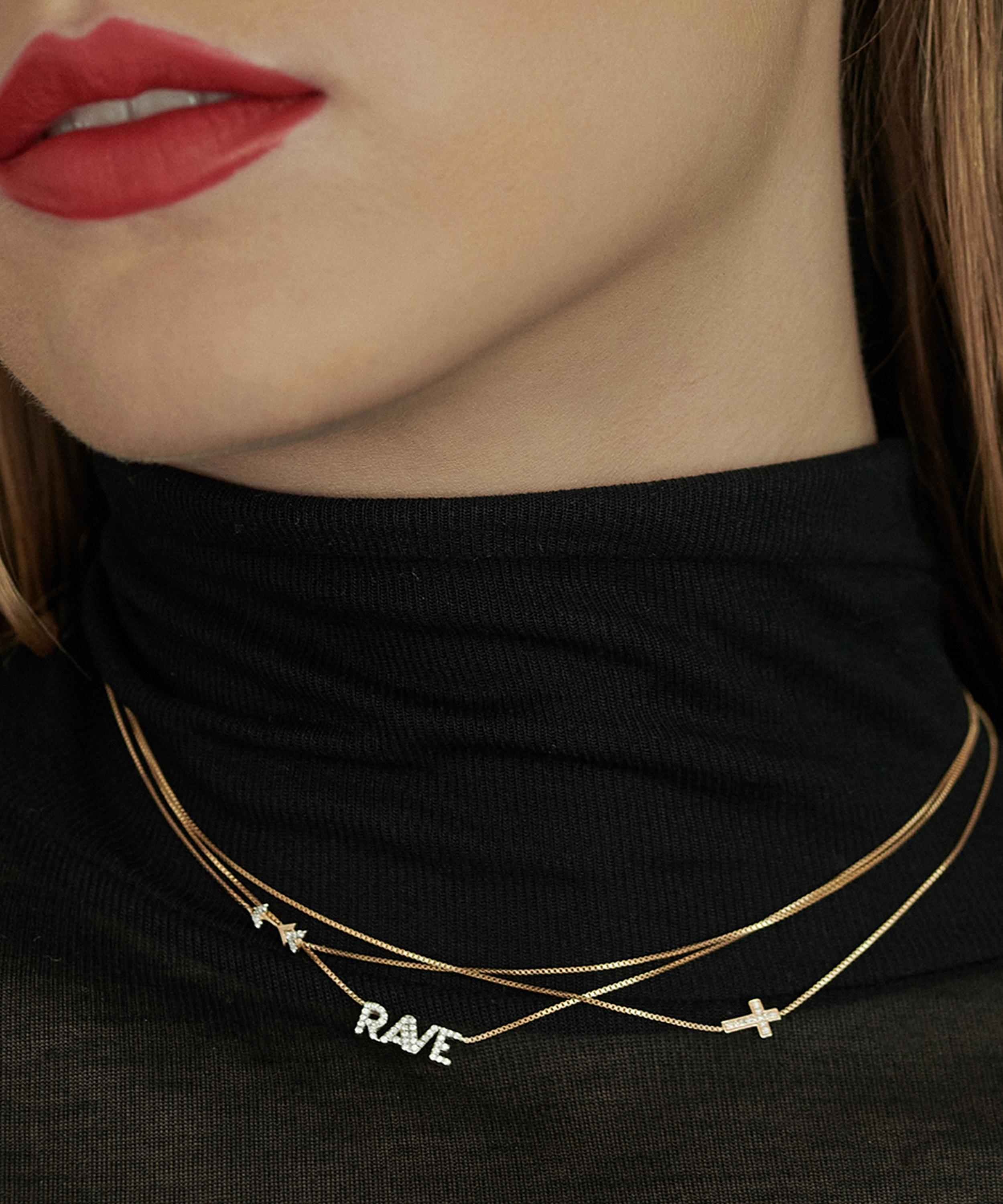 Mini hot sale nameplate choker