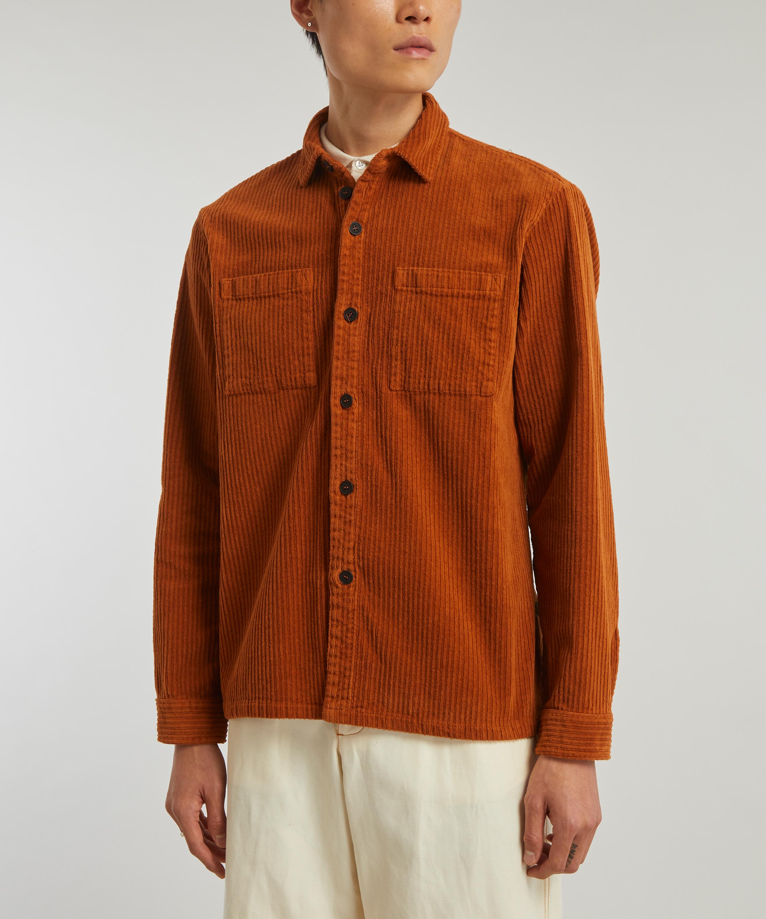Wax London - Caramel Cord Whiting Overshirt image number 2