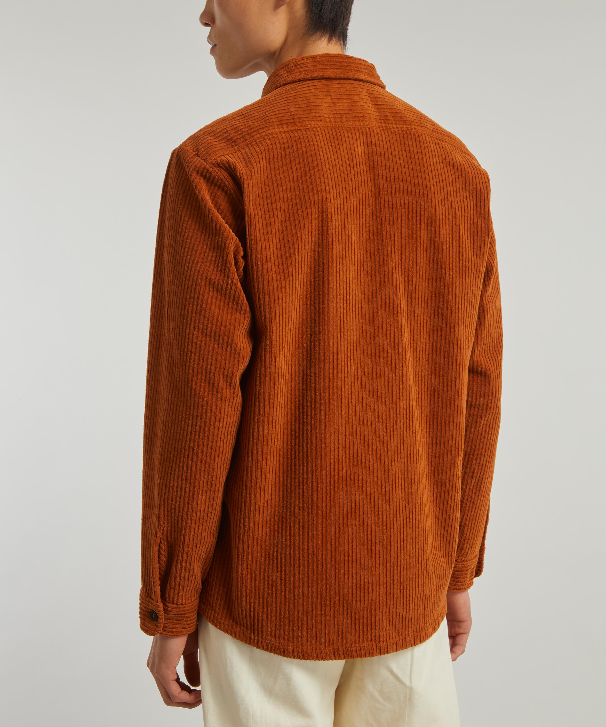 Wax London - Caramel Cord Whiting Overshirt image number 3