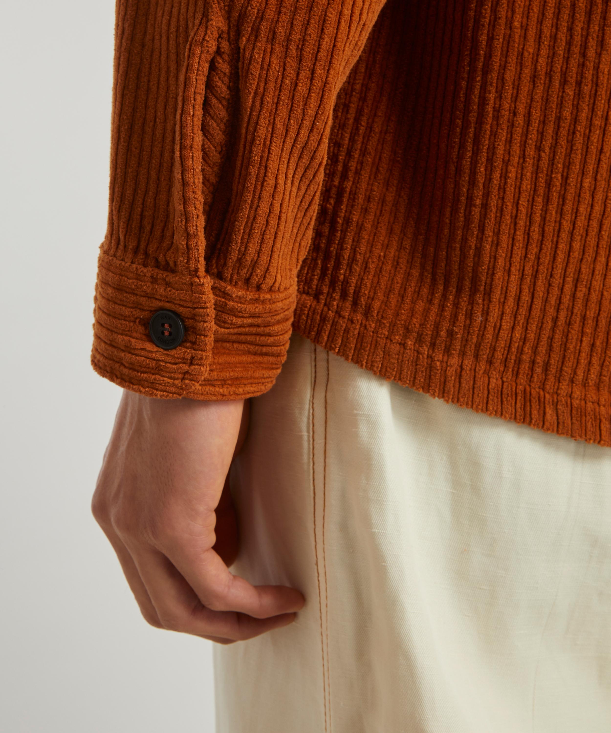 Wax London - Caramel Cord Whiting Overshirt image number 4