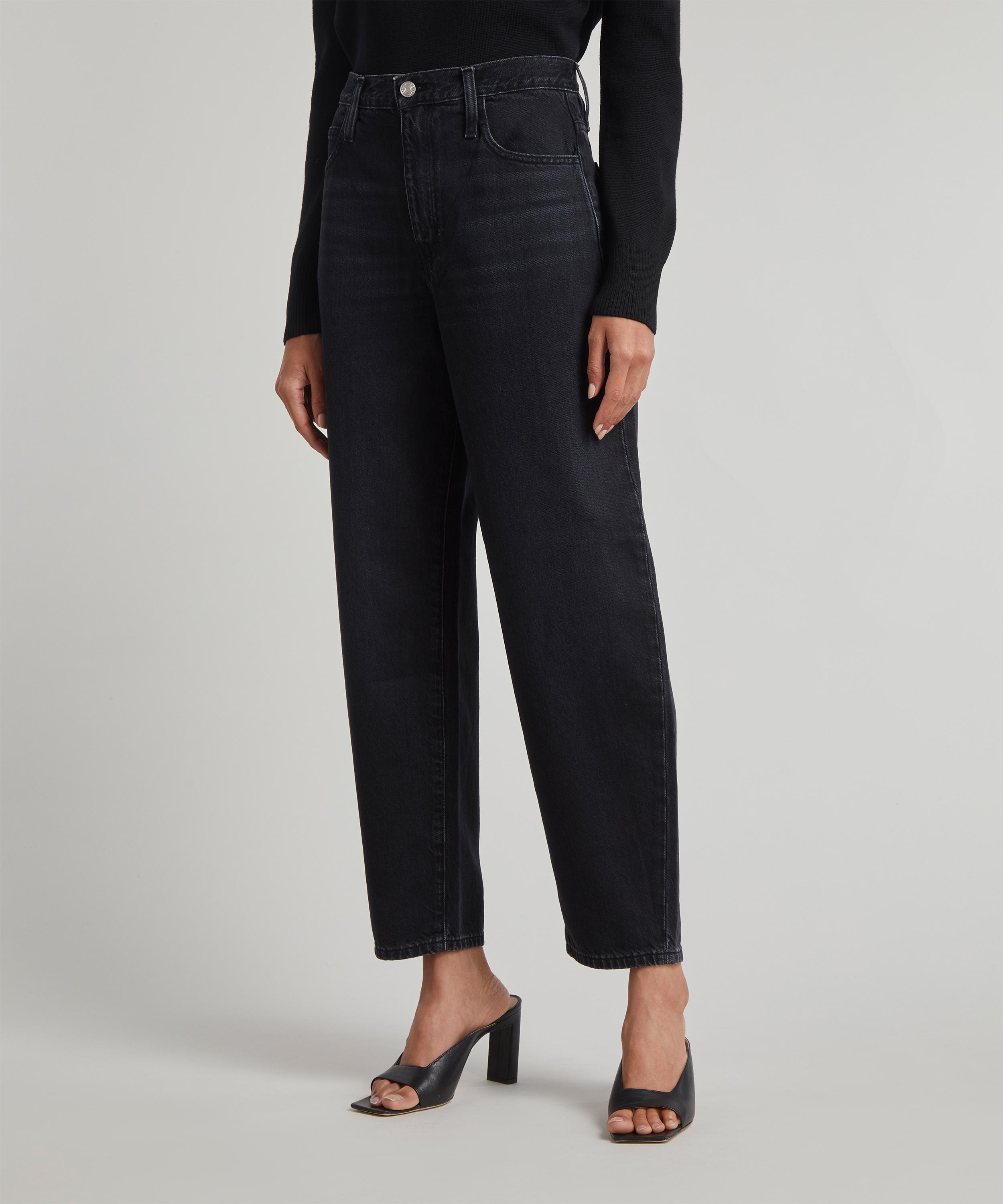 Frame Ultra High-Rise Barrel Jeans