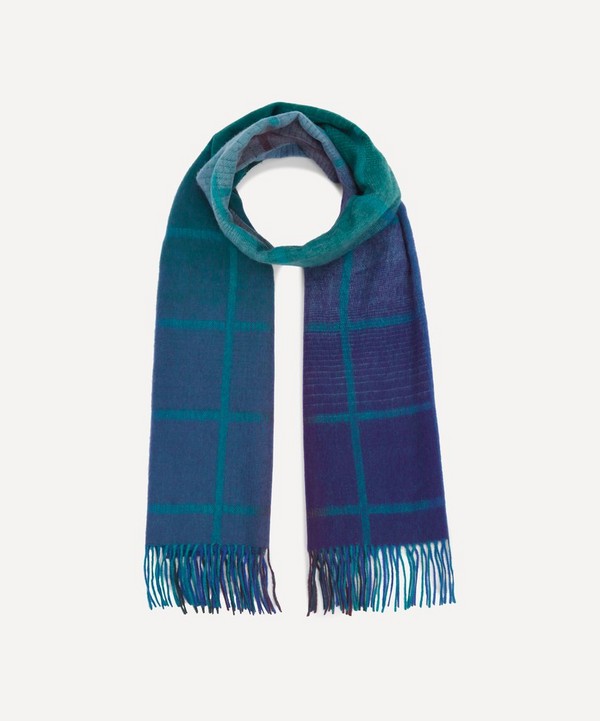 Paul Smith - Andromeda Check Wool Scarf image number null