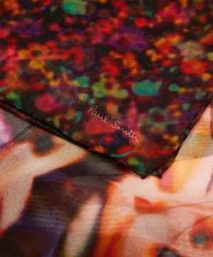 Paul Smith - Solarized Floral Silk Scarf image number 2