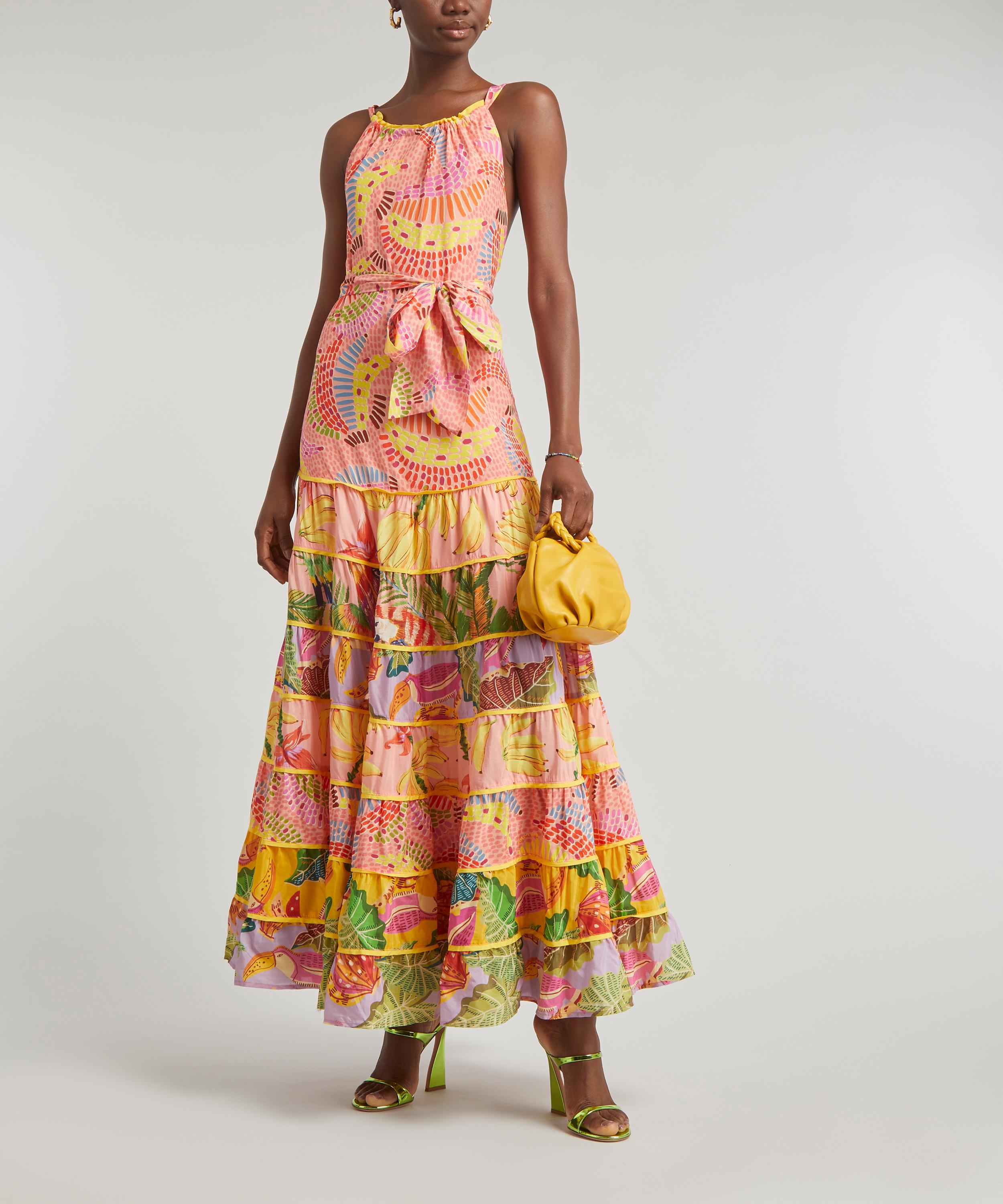 FARM Rio - Mixed Pink Prints Maxi-Dress image number 1