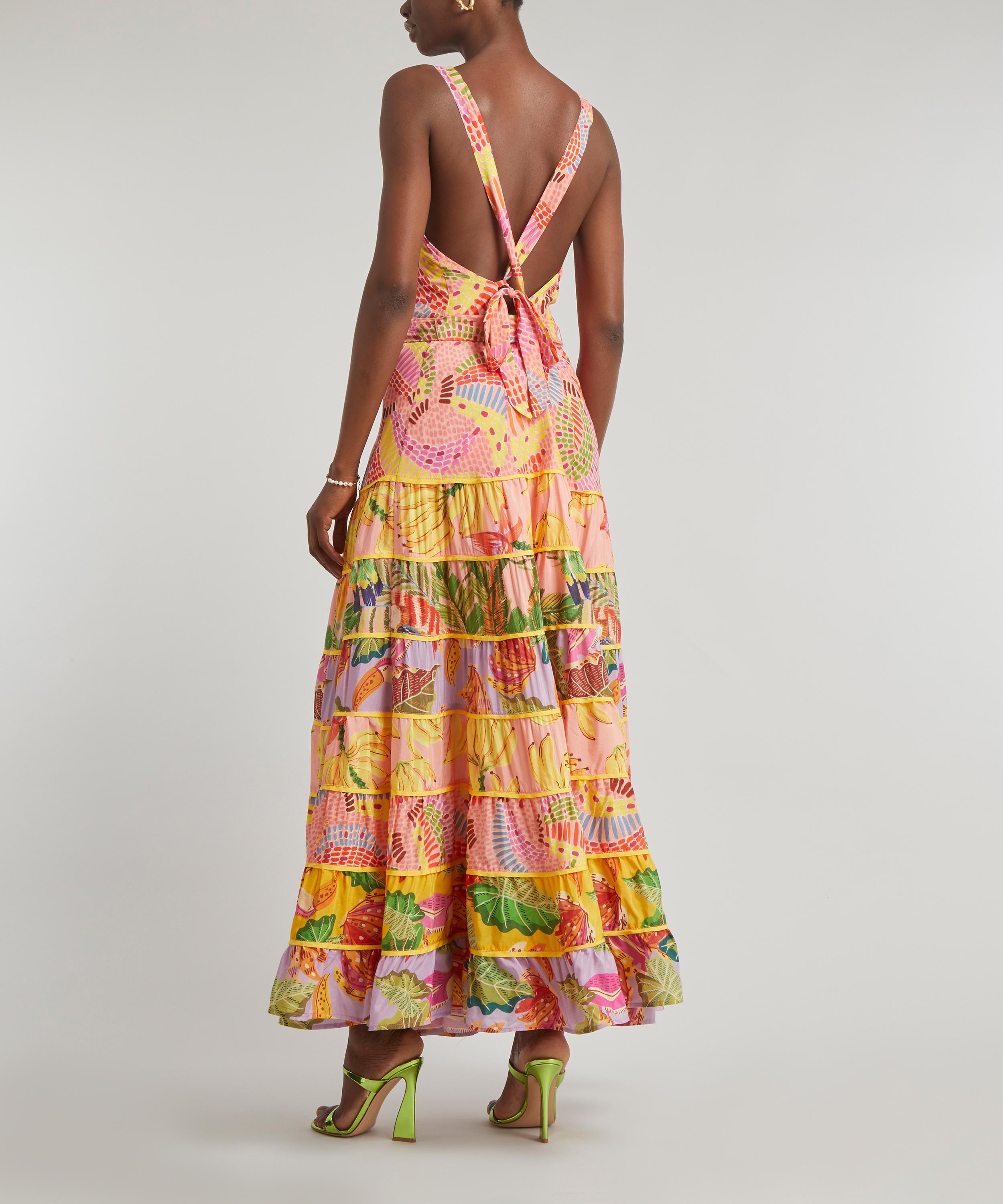 FARM Rio - Mixed Pink Prints Maxi-Dress image number 3
