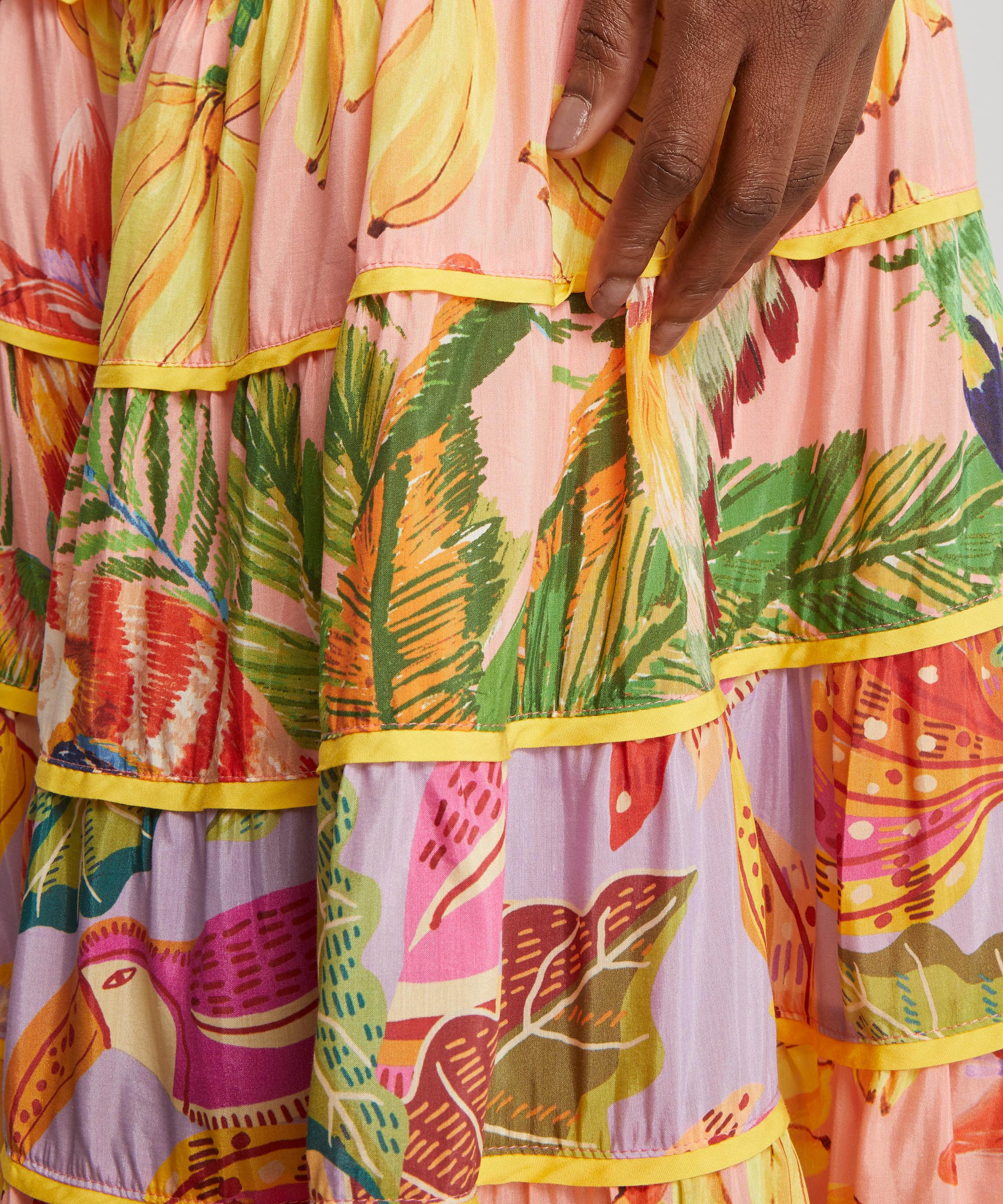 FARM Rio - Mixed Pink Prints Maxi-Dress image number 4