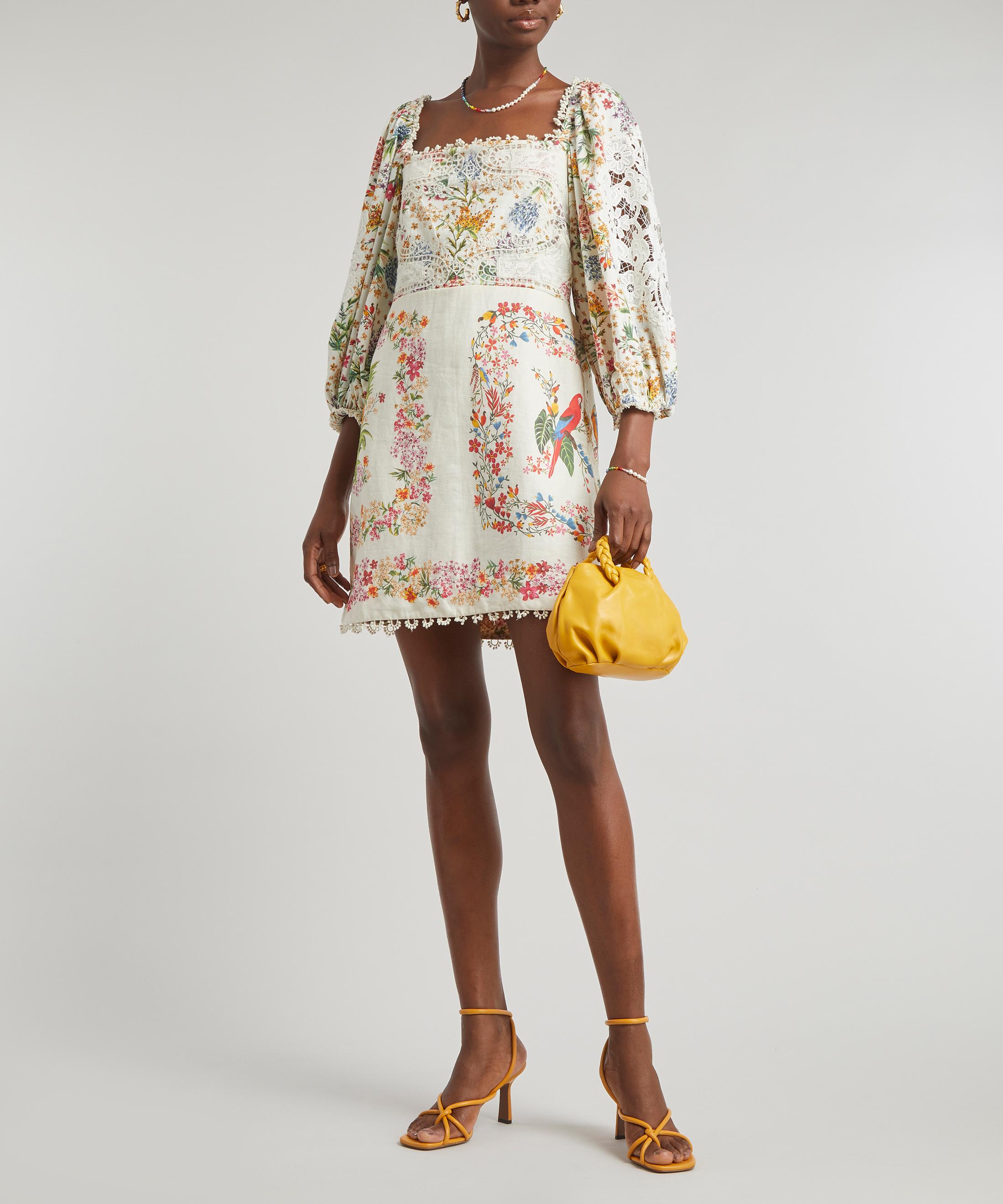 FARM Rio - Delicate Forest Scarves Mini-Dress image number 1