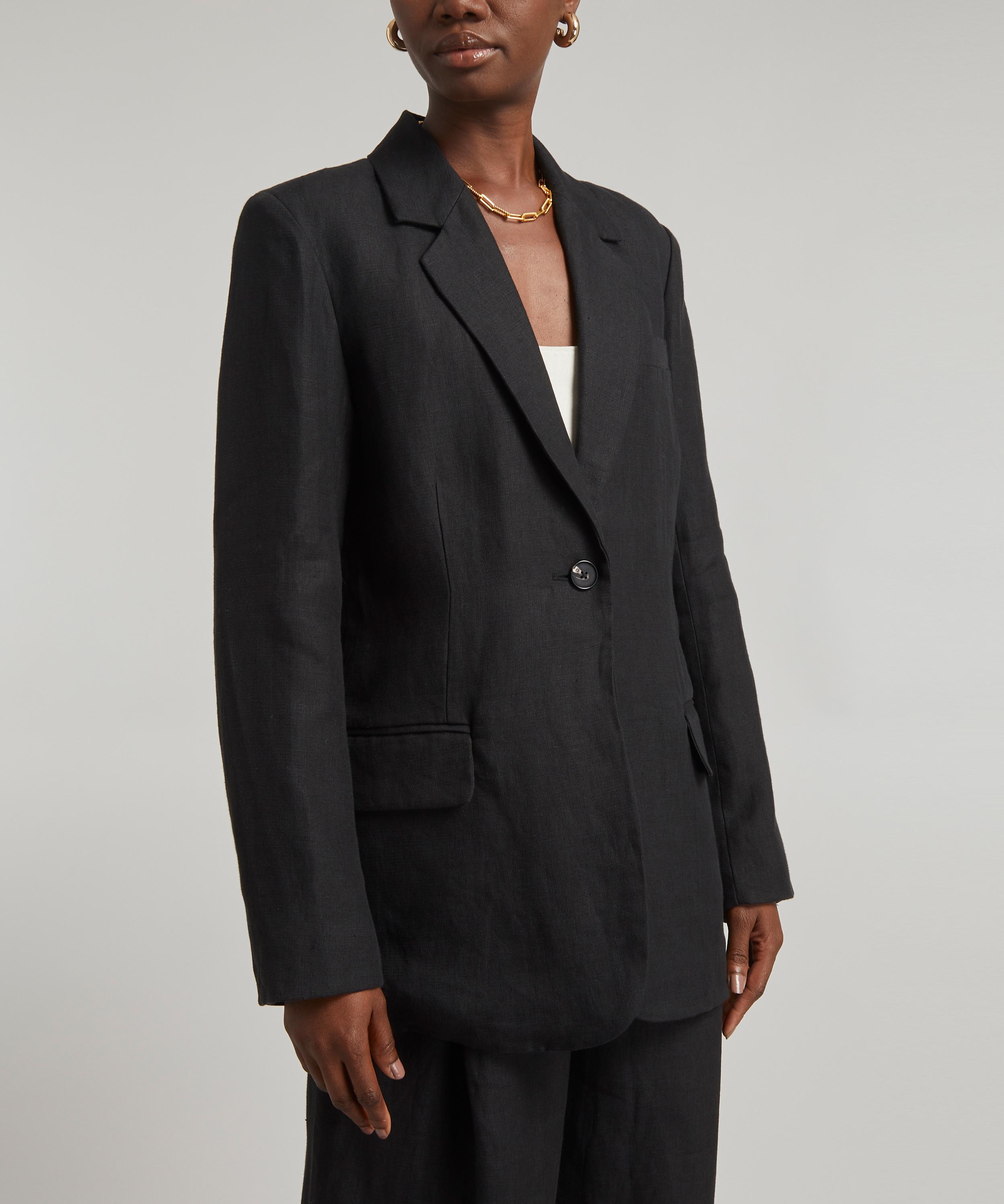 CO - Single Button Linen Blazer image number 2