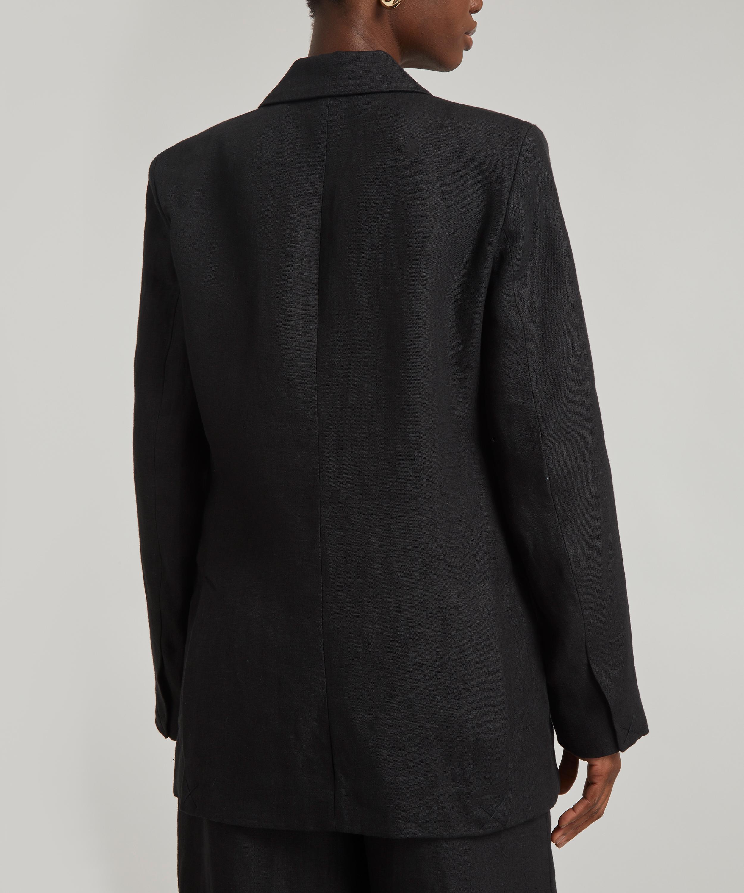 CO - Single Button Linen Blazer image number 3