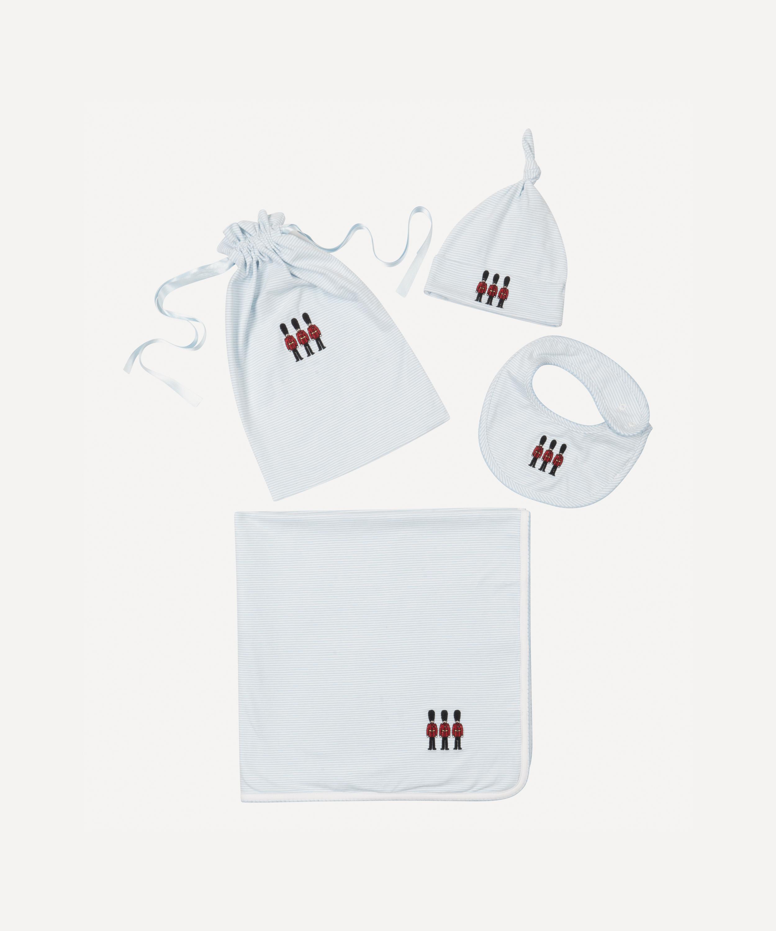 Trotters - Hugo Bib, Hat and Blanket Set