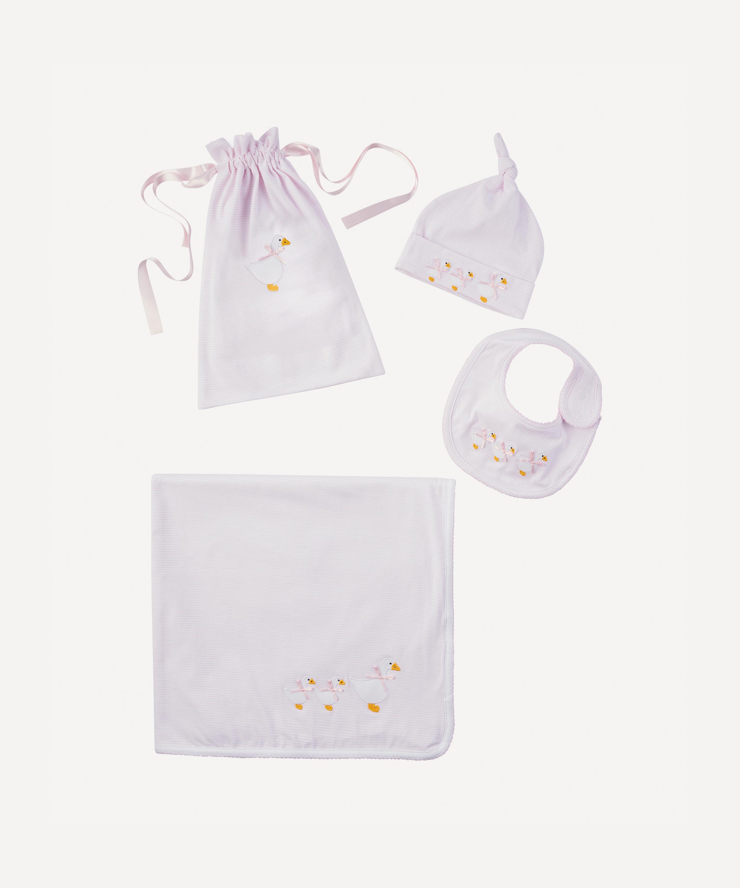 Trotters - Jemima Bib, Hat and Blanket Set