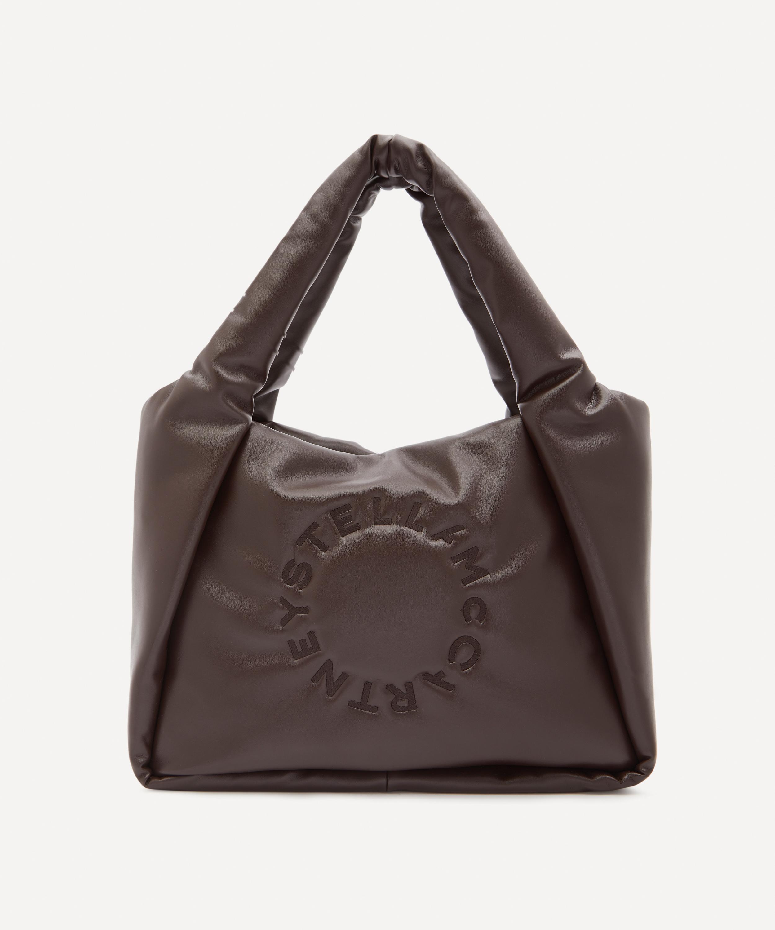 Women Black Stella Logo Puffy Tote Bag