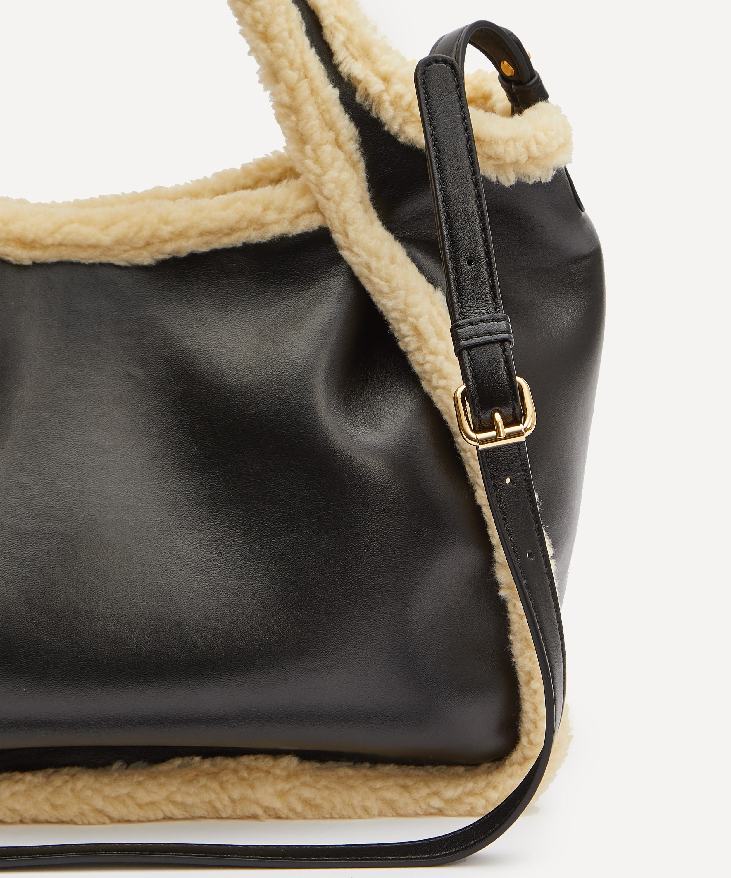 Stella McCartney - Shearling Crossbody Tote Bag image number 4
