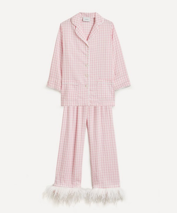 Sleeper - Pink Vichy Party Pajama Set image number null