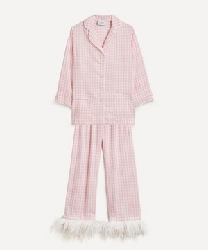 Sleeper - Pink Vichy Party Pajama Set image number 0