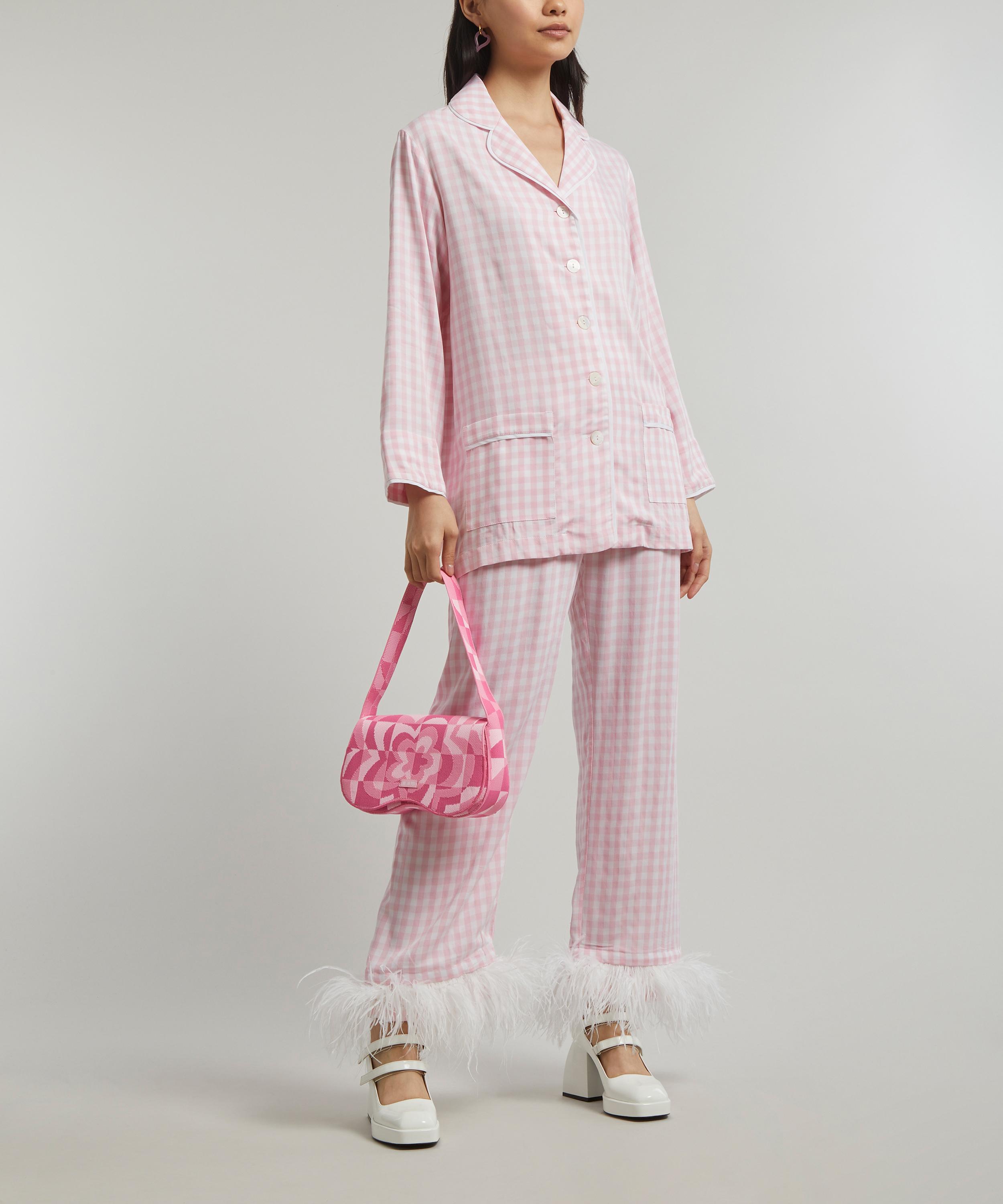 Sleeper - Pink Vichy Party Pajama Set image number 1