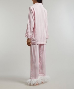 Sleeper - Pink Vichy Party Pajama Set image number 3