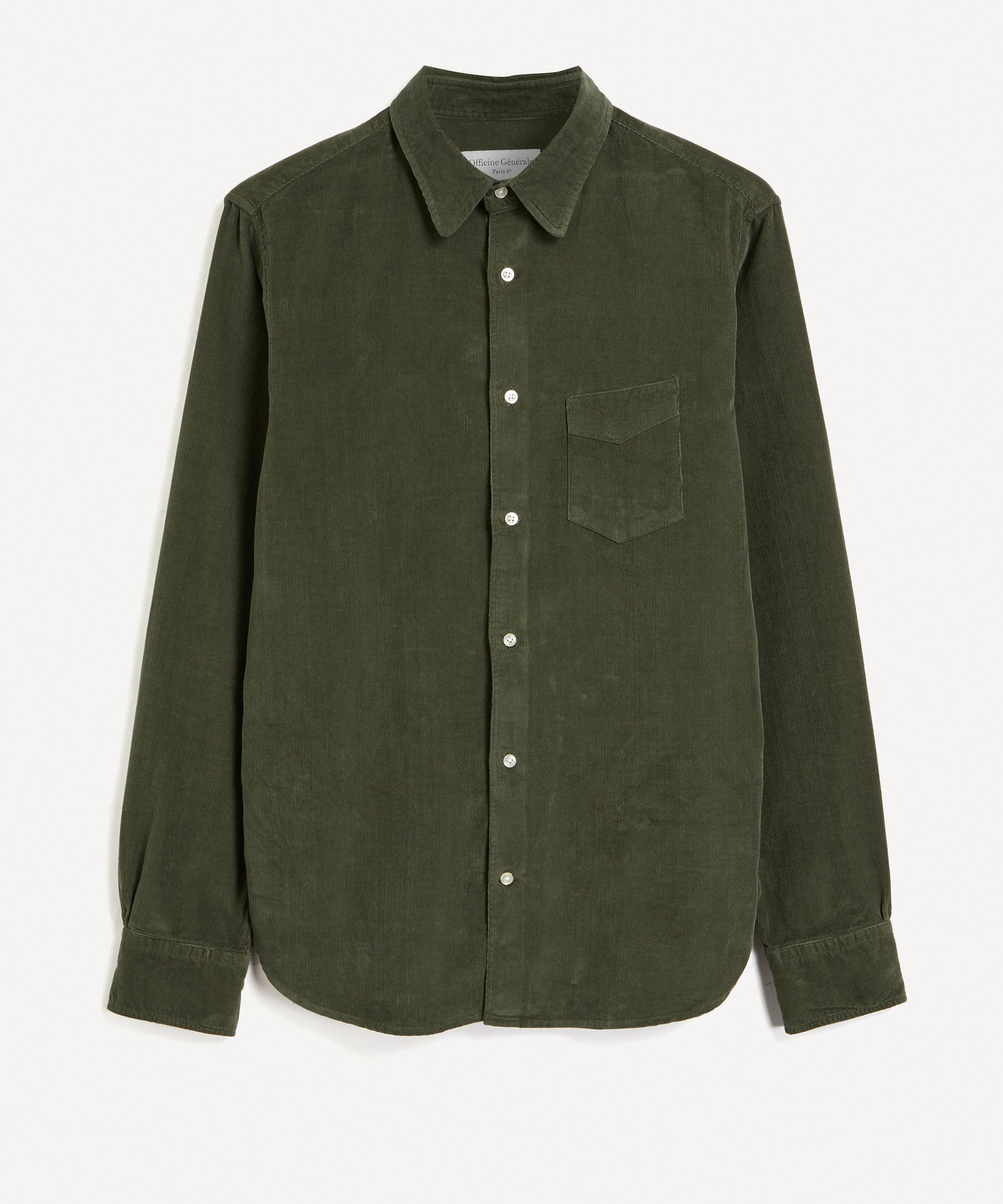 Officine Générale - Benoit Corduroy Shirt image number 0