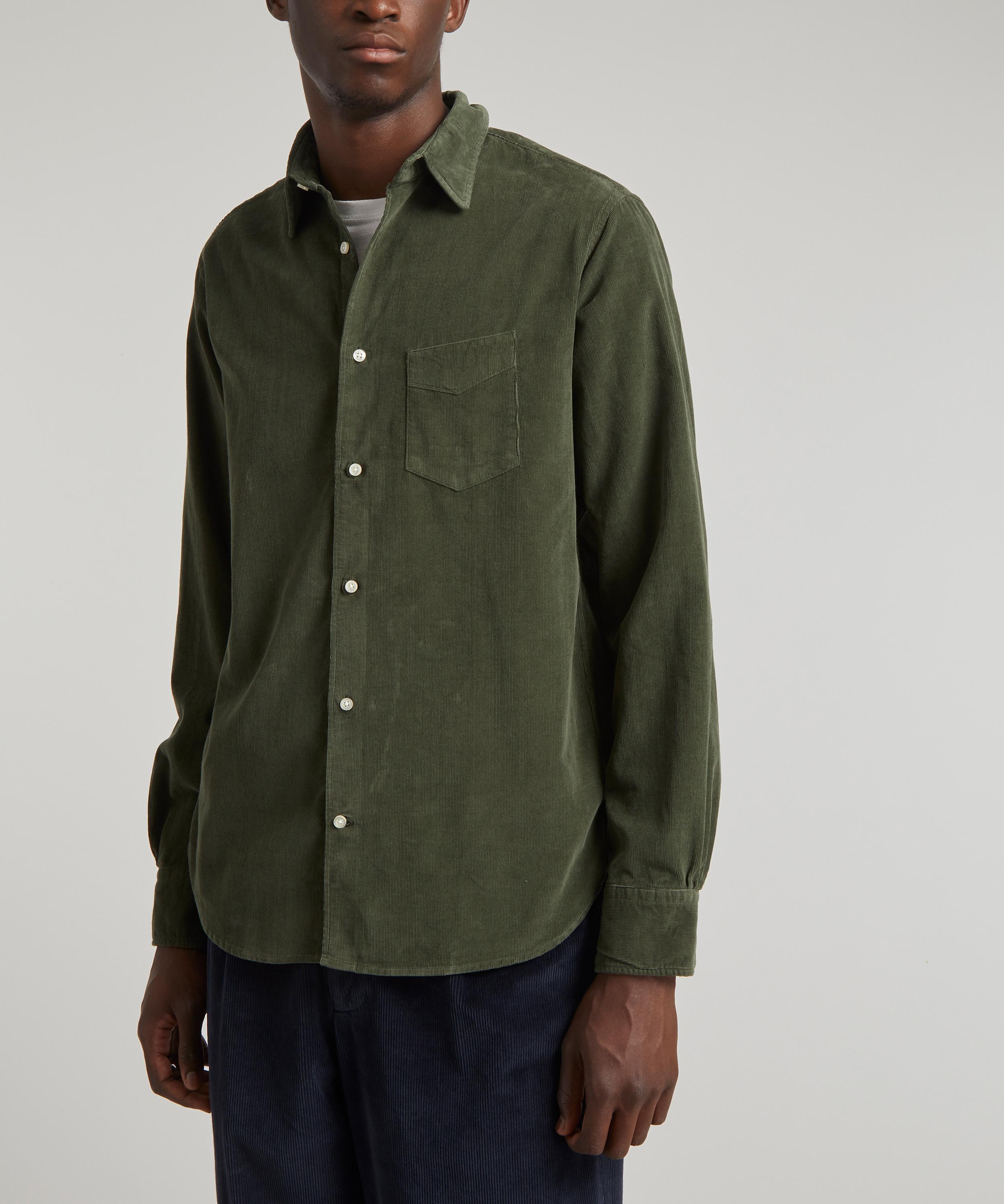 Officine Générale - Benoit Corduroy Shirt image number 2