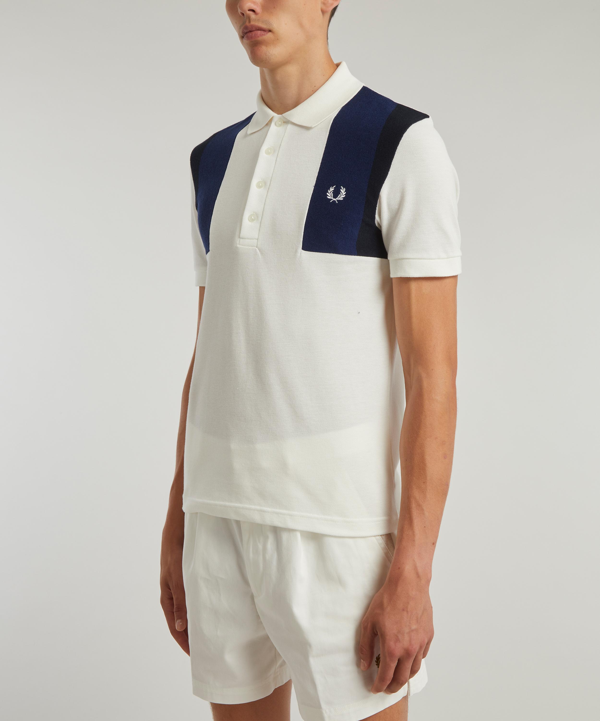 Fred Perry - Towelling Panel Polo Shirt image number 2