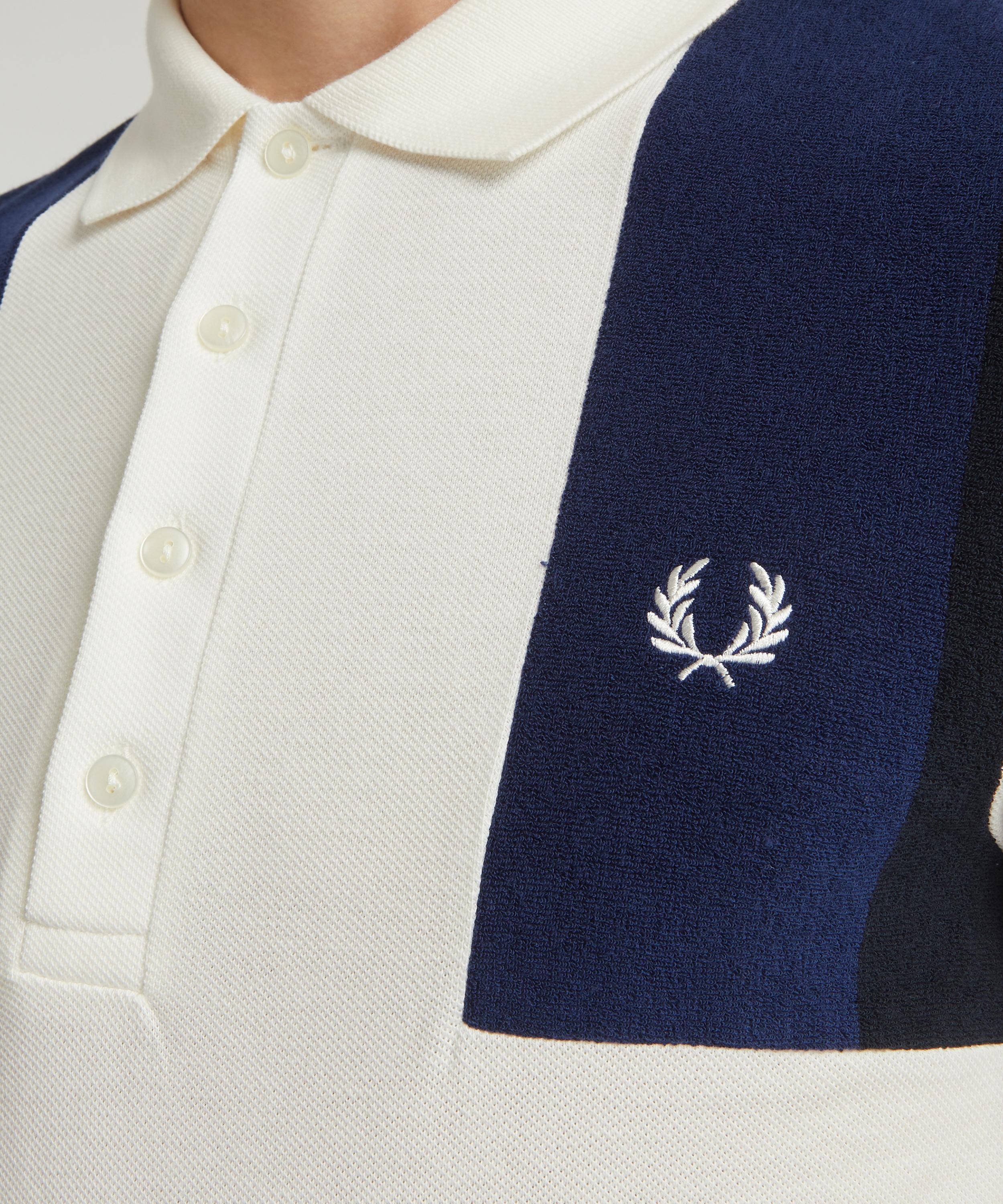 Fred Perry - Towelling Panel Polo Shirt image number 4