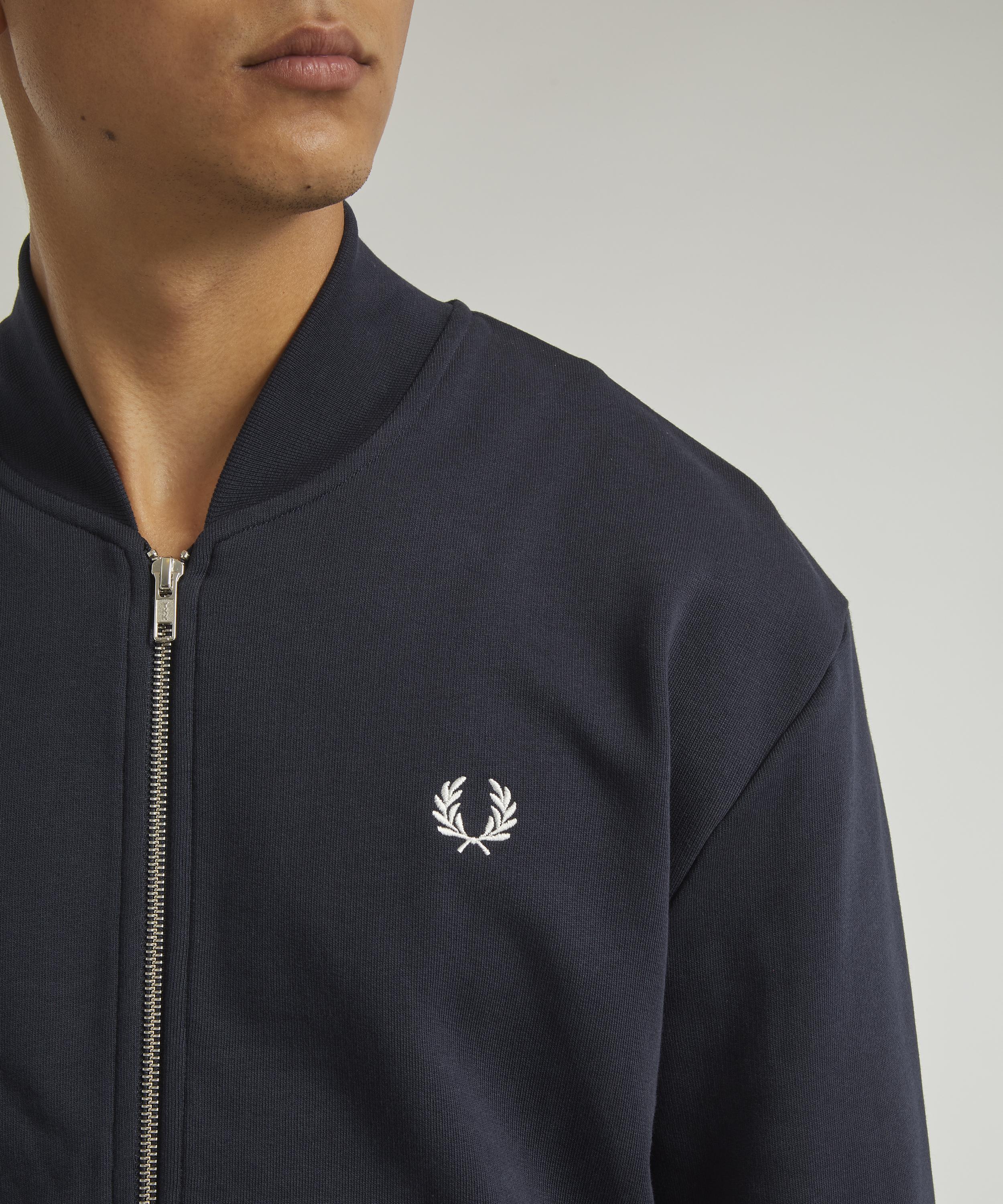 Fred perry bomber clearance sweatshirt