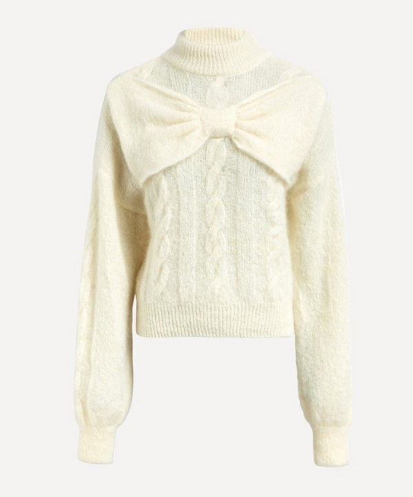 Hayley Menzies - Winona Cable Bow Jumper image number null
