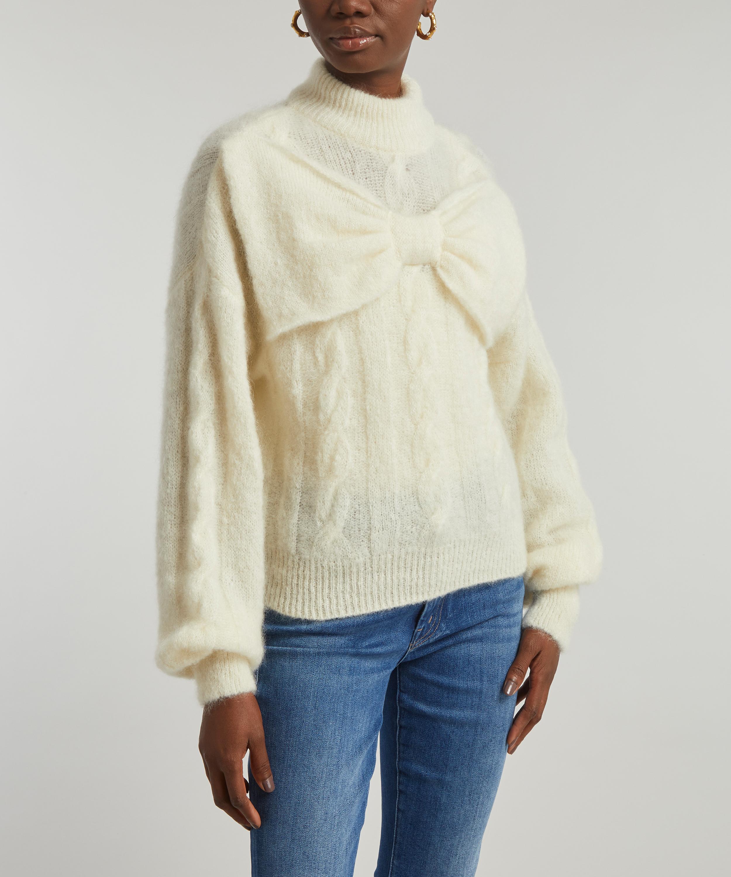 Hayley Menzies - Winona Cable Bow Jumper image number 2