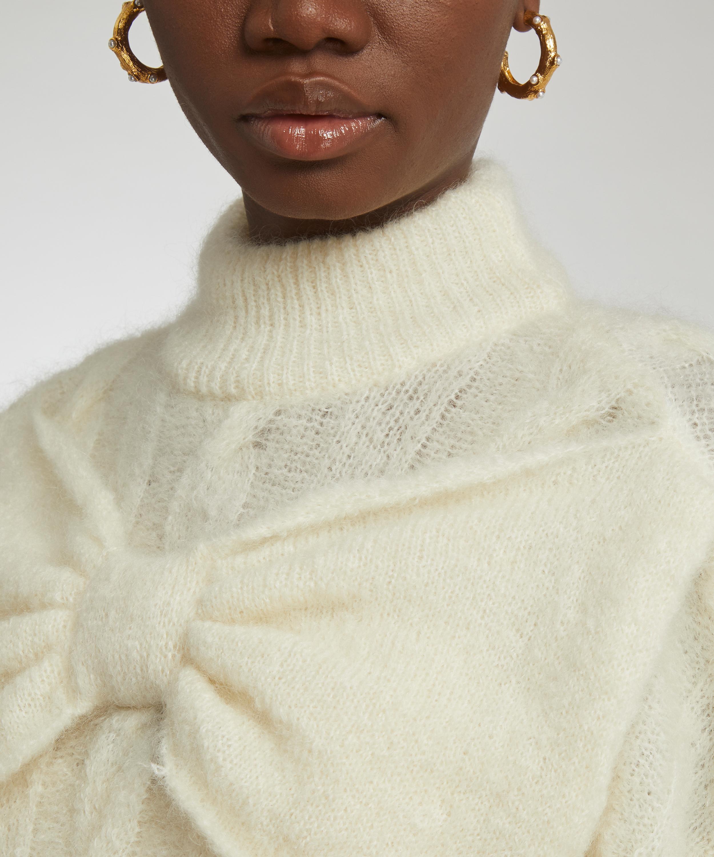 Hayley Menzies - Winona Cable Bow Jumper image number 4