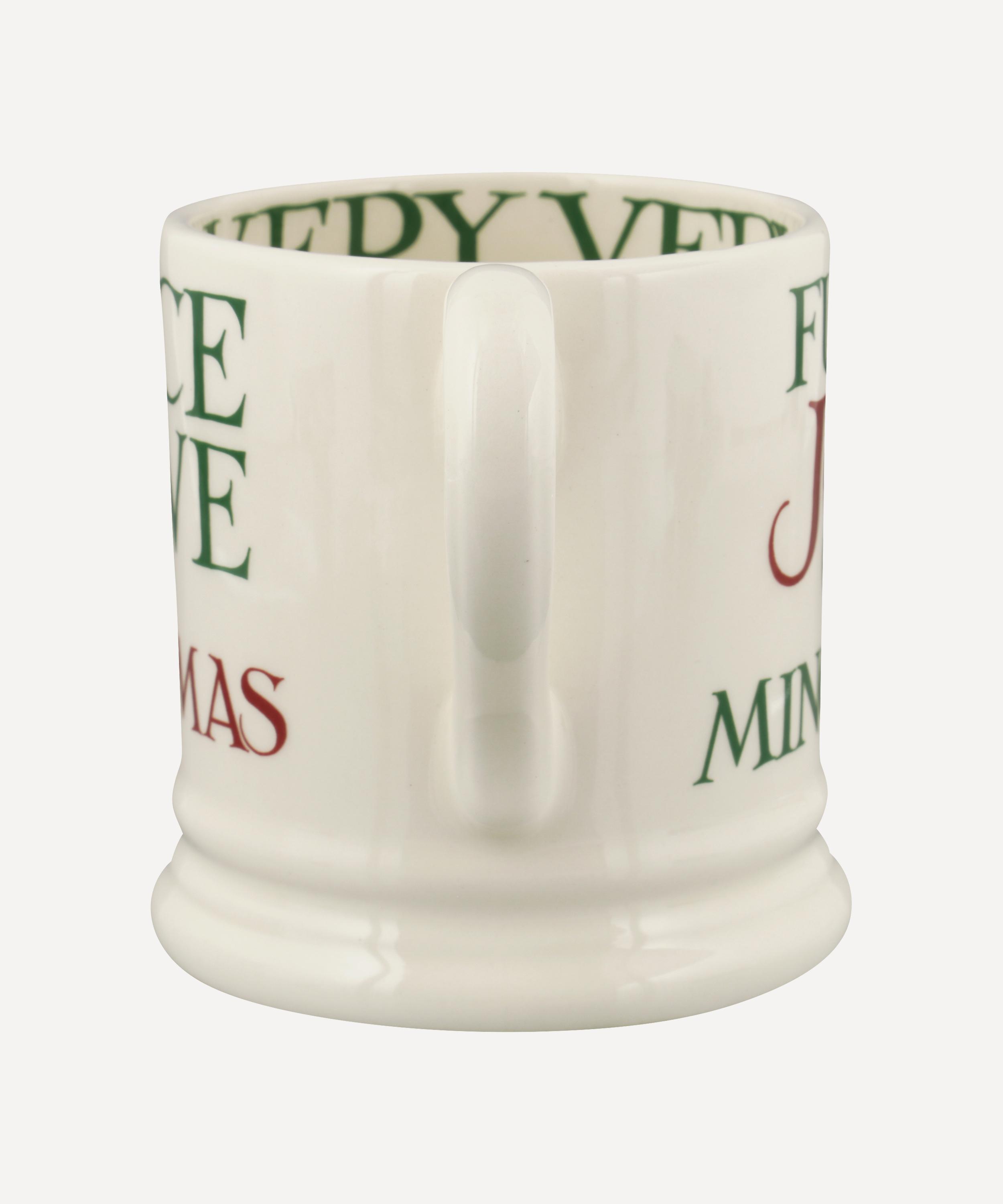Emma Bridgewater - Christmas Toast & Marmalade Peace and Love Half-Pint Mug image number 2