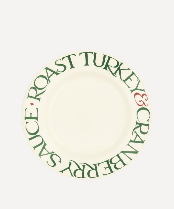Emma Bridgewater - Christmas Toast & Marmalade Roast Turkey 10.5-Inch Plate image number null